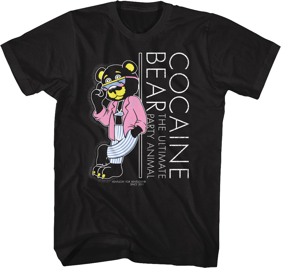 Shades Cocaine Bear T-Shirt Hoodie, Sweatshirt | CiraTrend.com (Image 1)