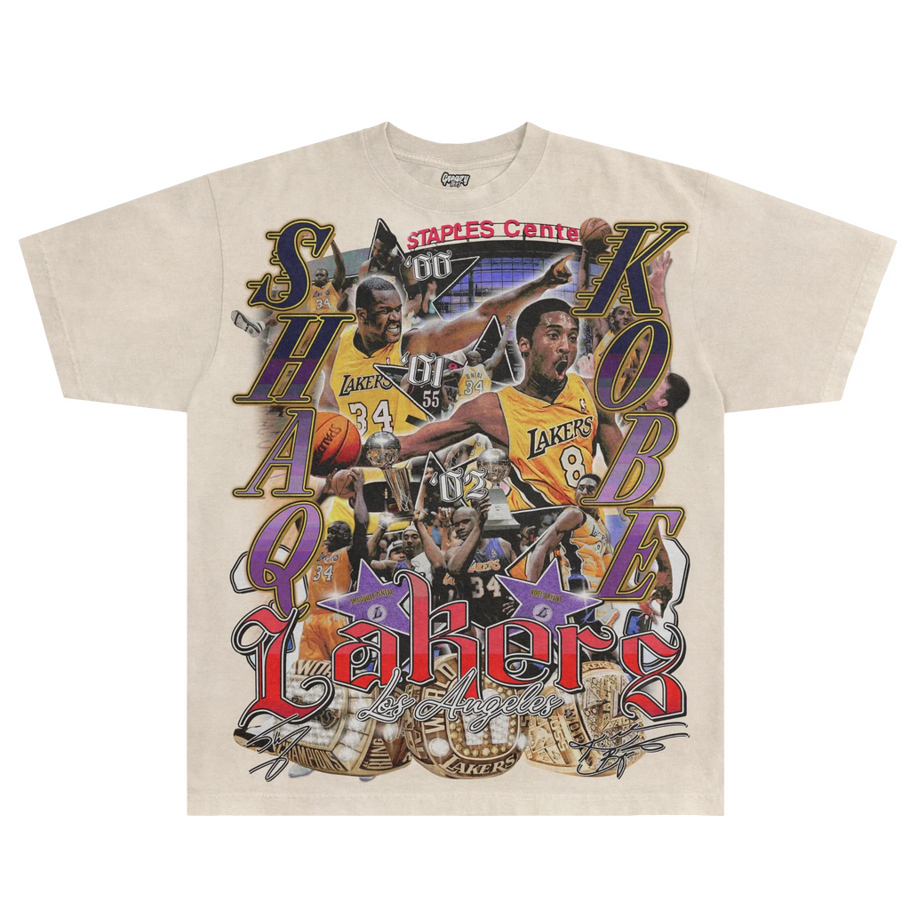 Shaq & Kobe '00-02 Classic Tee Style003 Hoodie, Sweatshirt | CiraTrend.com (Image 1)