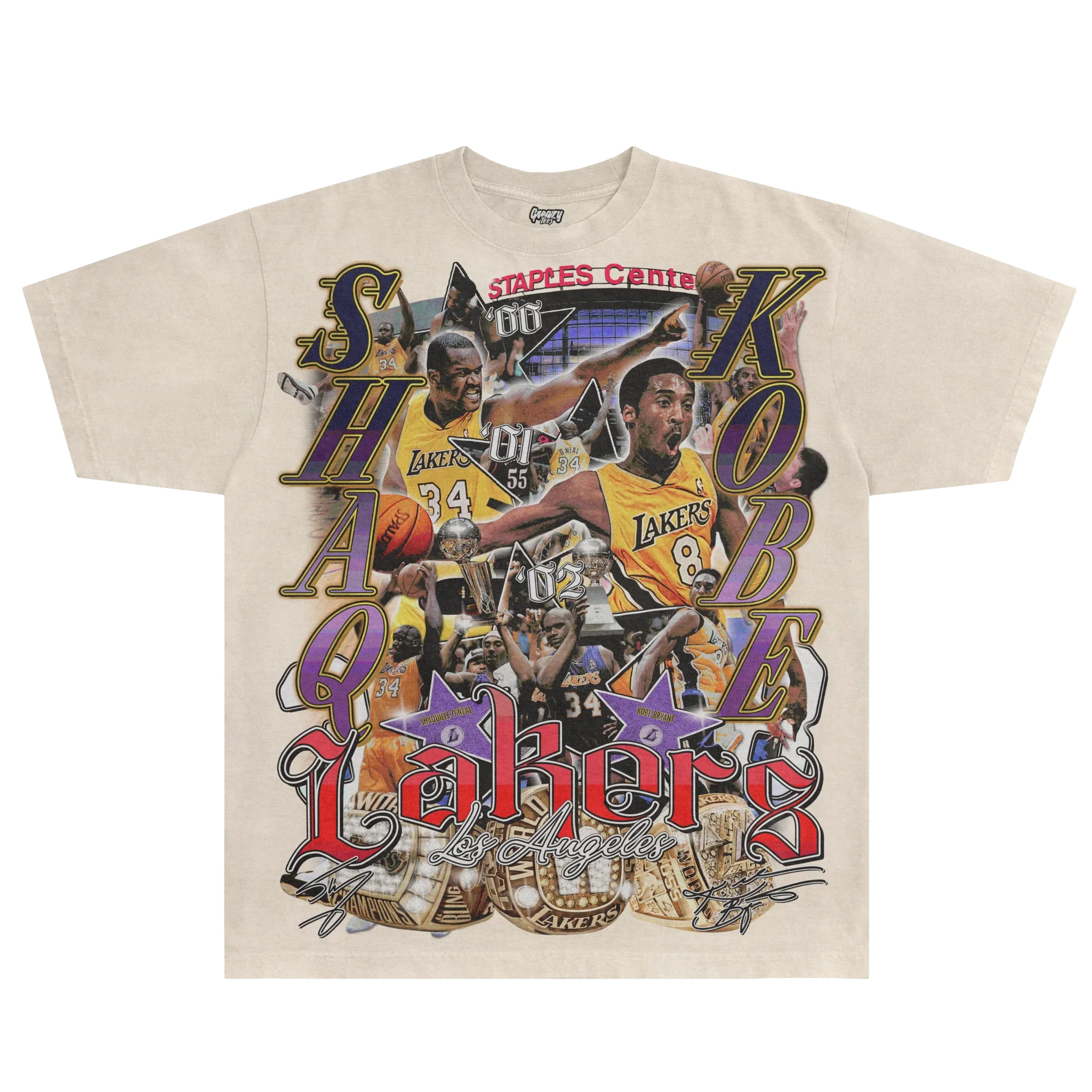 Shaq & Kobe '00-02 Classic Tee Style003 Hoodie, Sweatshirt | CiraTrend.com (Image 1)