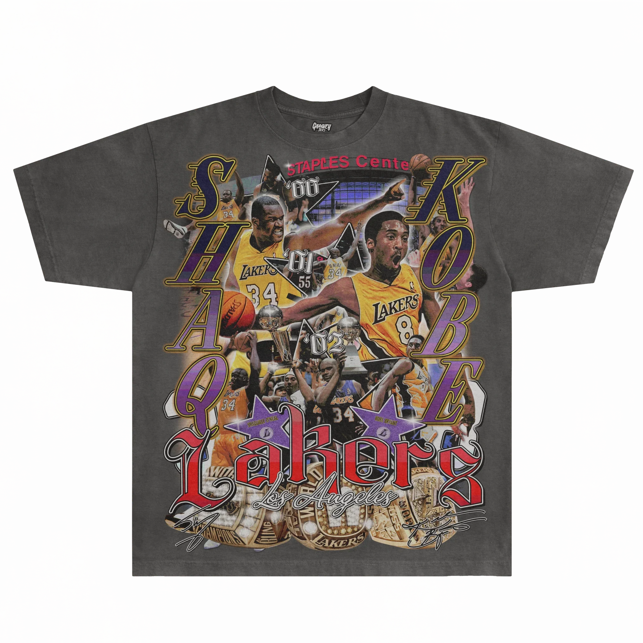 Shaq & Kobe '00-02 Classic Tee Style002 Hoodie, Sweatshirt | CiraTrend.com (Image 1)