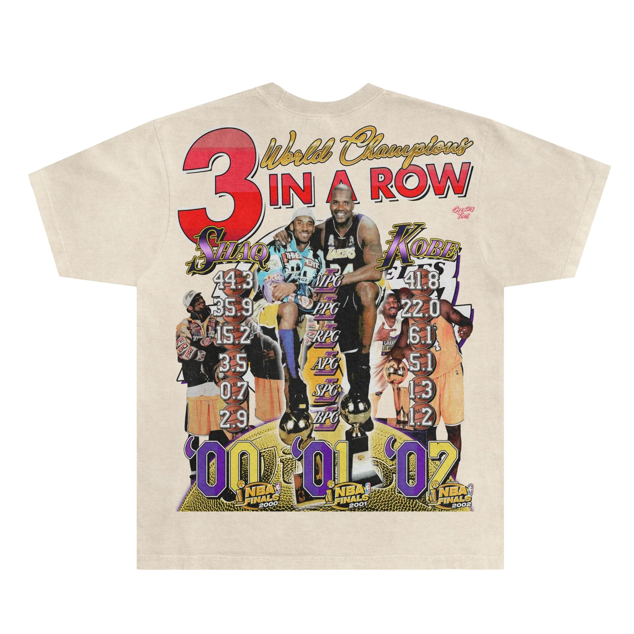 Shaq & Kobe '00-02 Classic Tee Style003 Hoodie, Sweatshirt | CiraTrend.com (Image 2)
