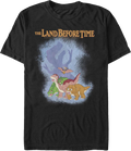 Sharptooth Shadow Land Before Time T-Shirt Hoodie, Sweatshirt | CiraTrend.com (Image 1)