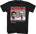 Shaun and Ed Game Faces Shaun of the Dead T-Shirt Hoodie, Sweatshirt | CiraTrend.com (Image 1)