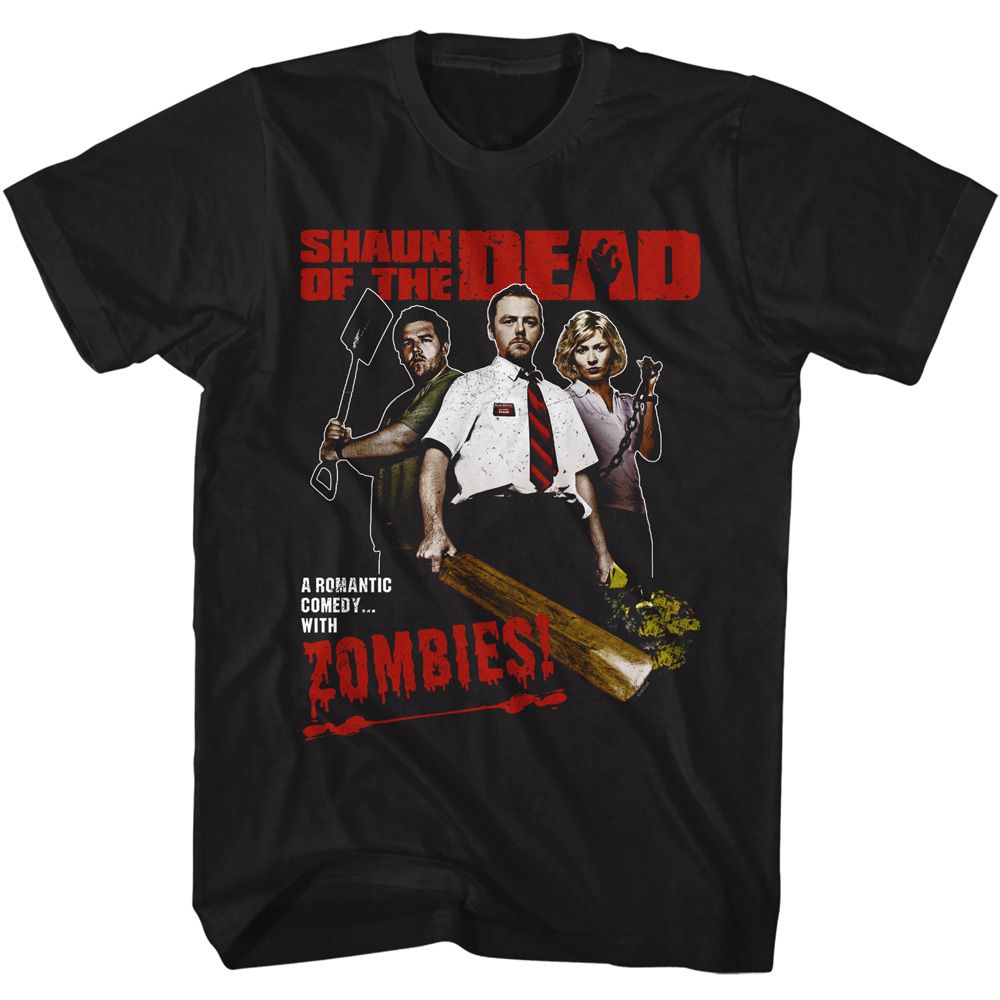 Shaun Of The Dead - Romantic Comedy Boyfriend Tee Hoodie, Sweatshirt | CiraTrend.com
