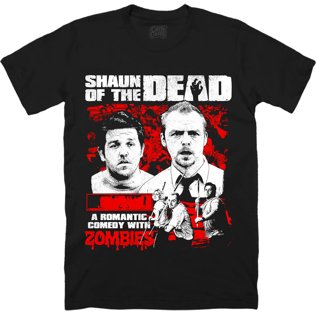 SHAUN OF THE DEAD: A ROMANTIC COMEDY - T-SHIRT Hoodie, Sweatshirt | CiraTrend.com (Image 1)