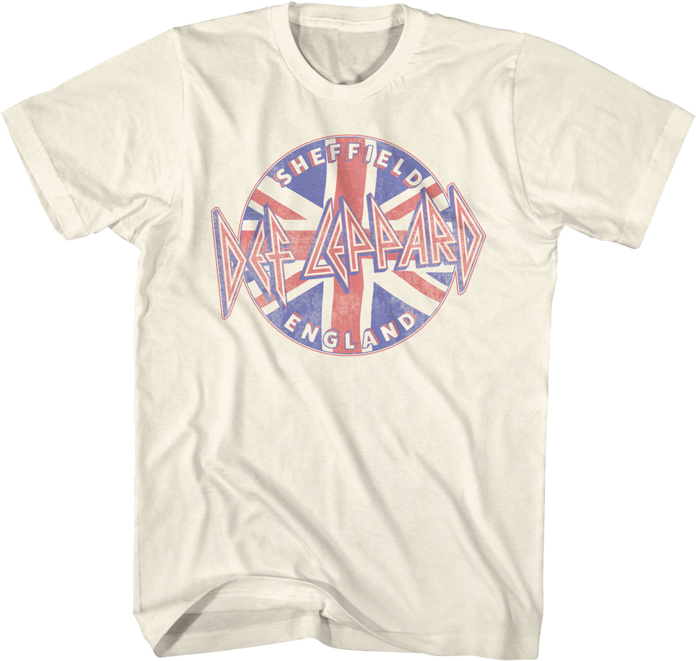 Sheffield Union Jack Def Leppard T-Shirt Hoodie, Sweatshirt | CiraTrend.com (Image 1)