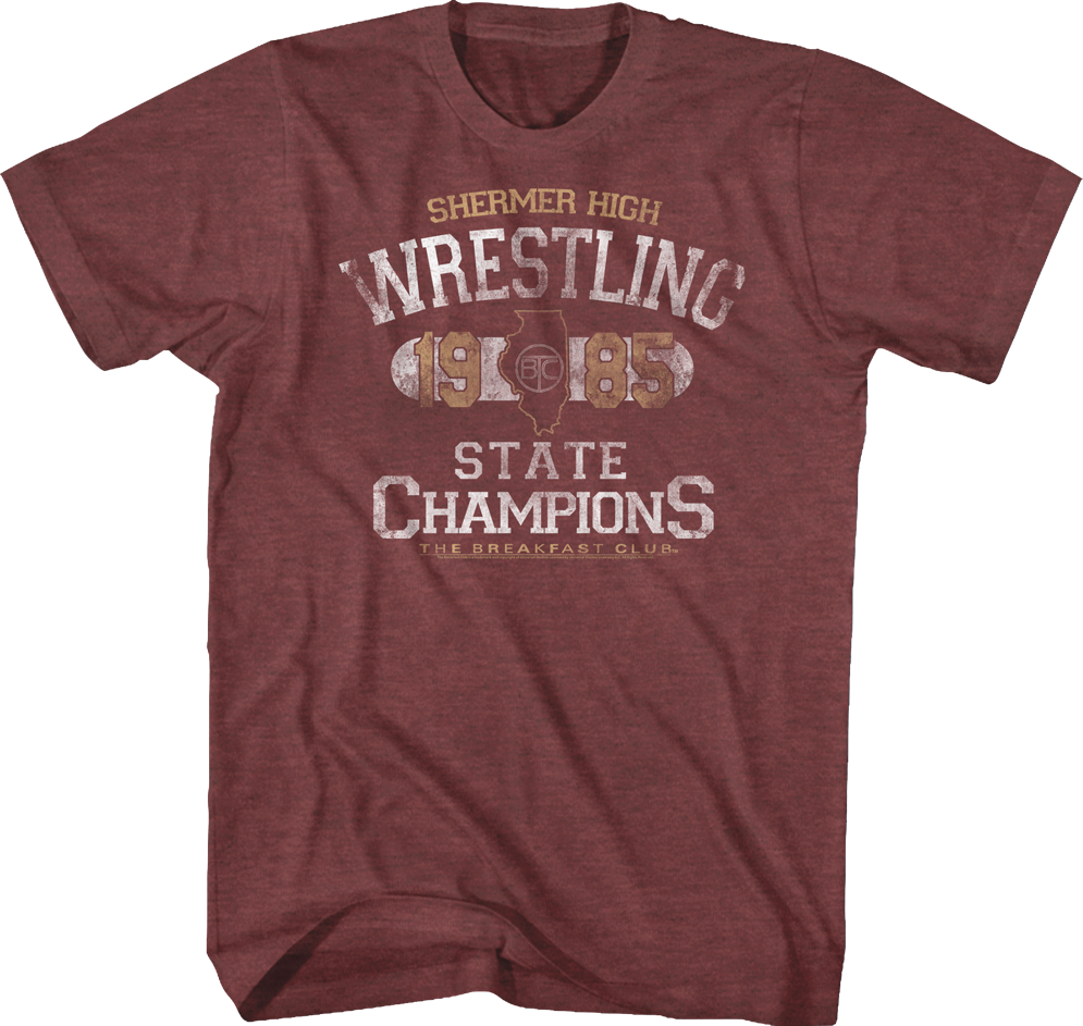 Shermer High Wrestling Breakfast Club T-Shirt Hoodie, Sweatshirt | CiraTrend.com (Image 1)