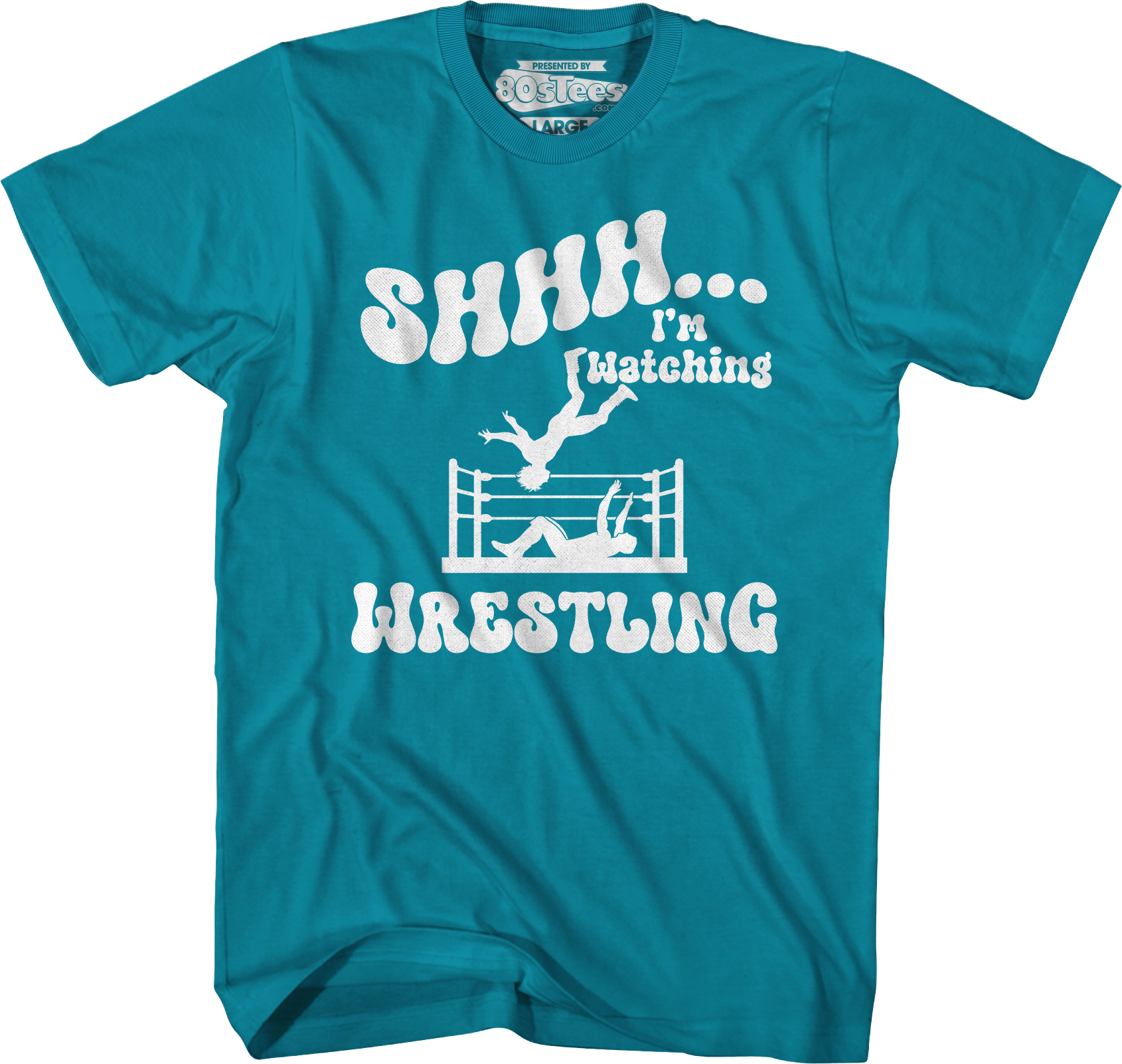 Shhh...I'm Watching Wrestling T-Shirt Hoodie, Sweatshirt | CiraTrend.com (Image 4)