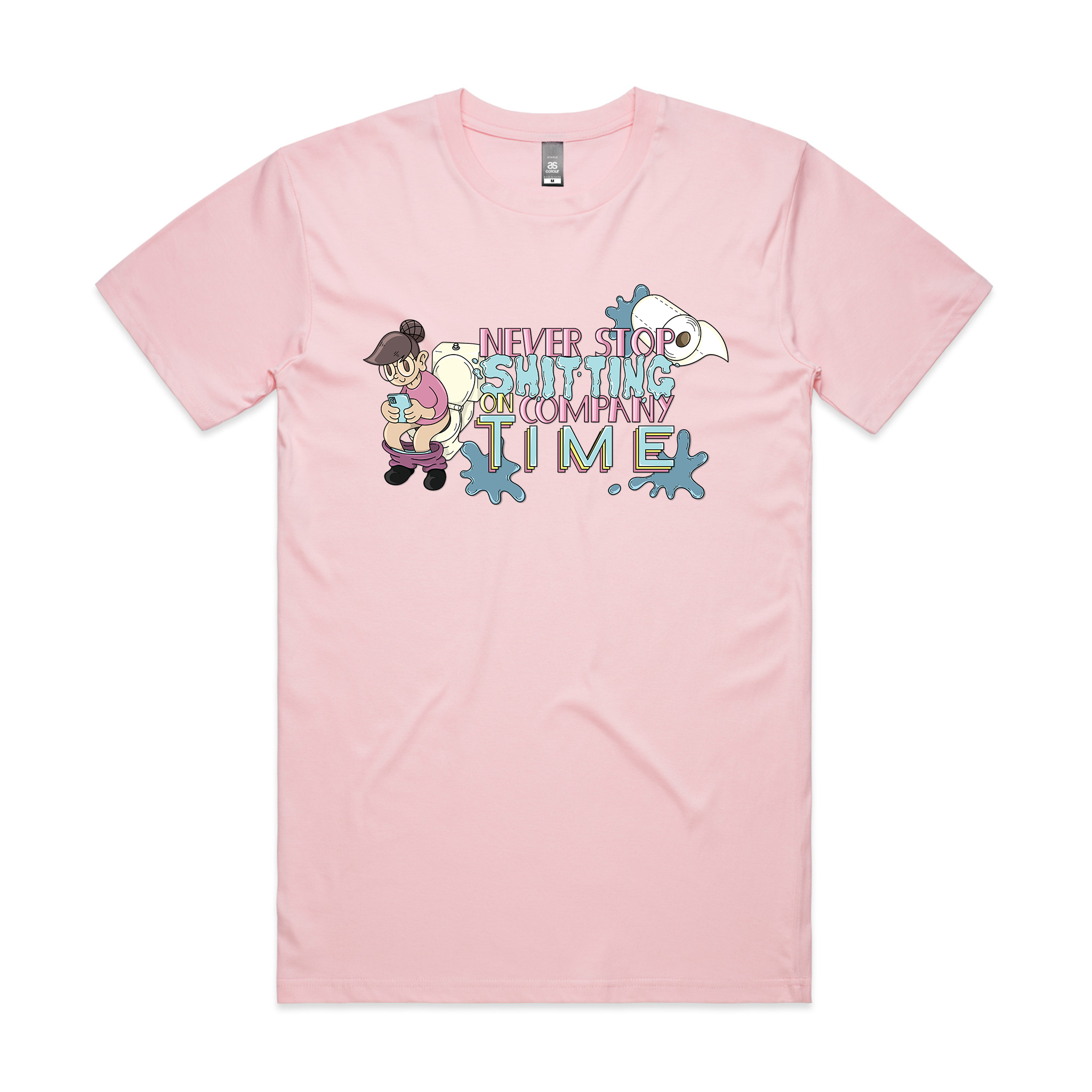 Shitting On Company Time Tee Hoodie, Sweatshirt | CiraTrend.com (Image 2)