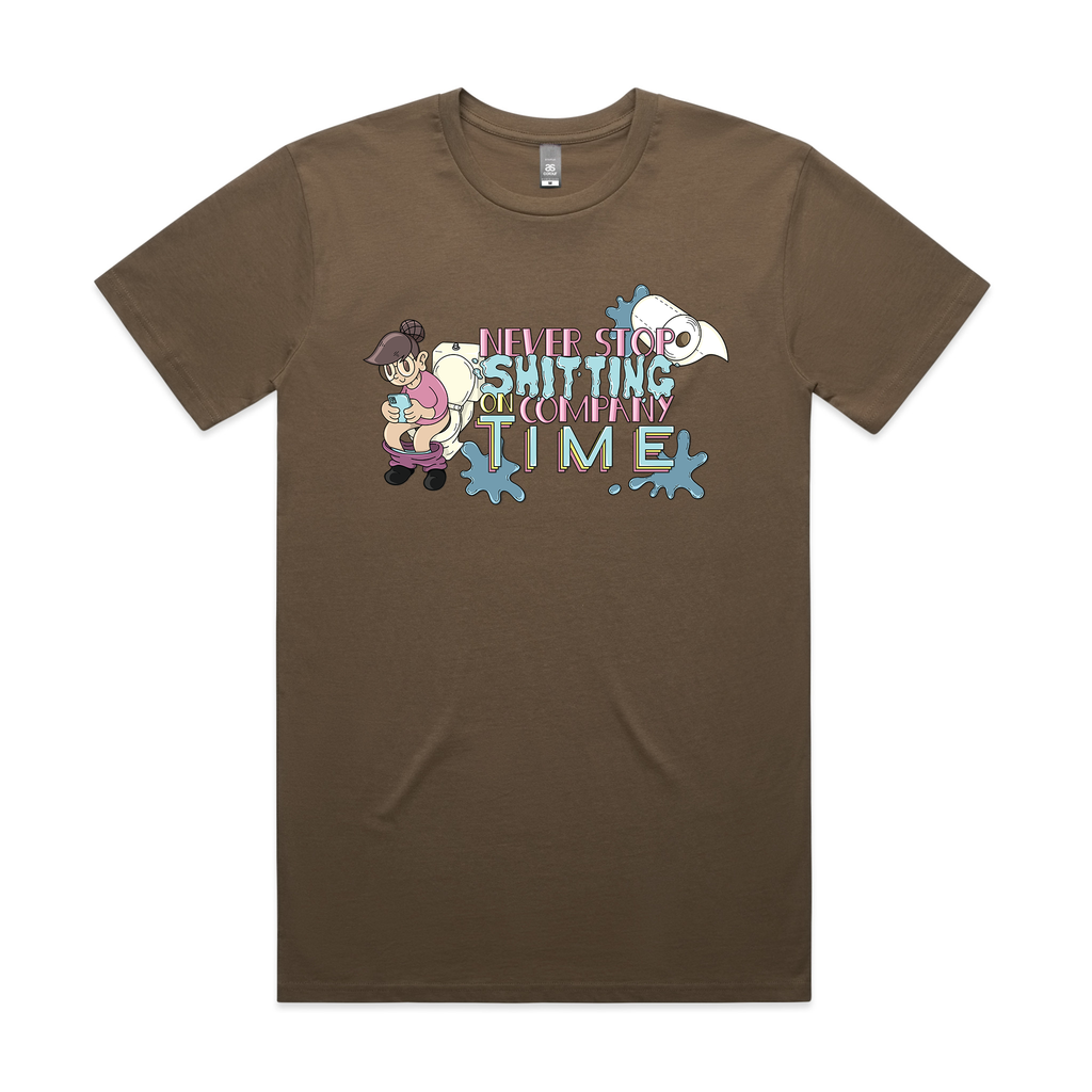 Shitting On Company Time Tee Hoodie, Sweatshirt | CiraTrend.com (Image 3)