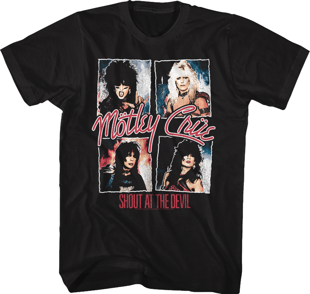 Shout At The Devil Motley Crue T-Shirt Hoodie, Sweatshirt | CiraTrend.com (Image 1)
