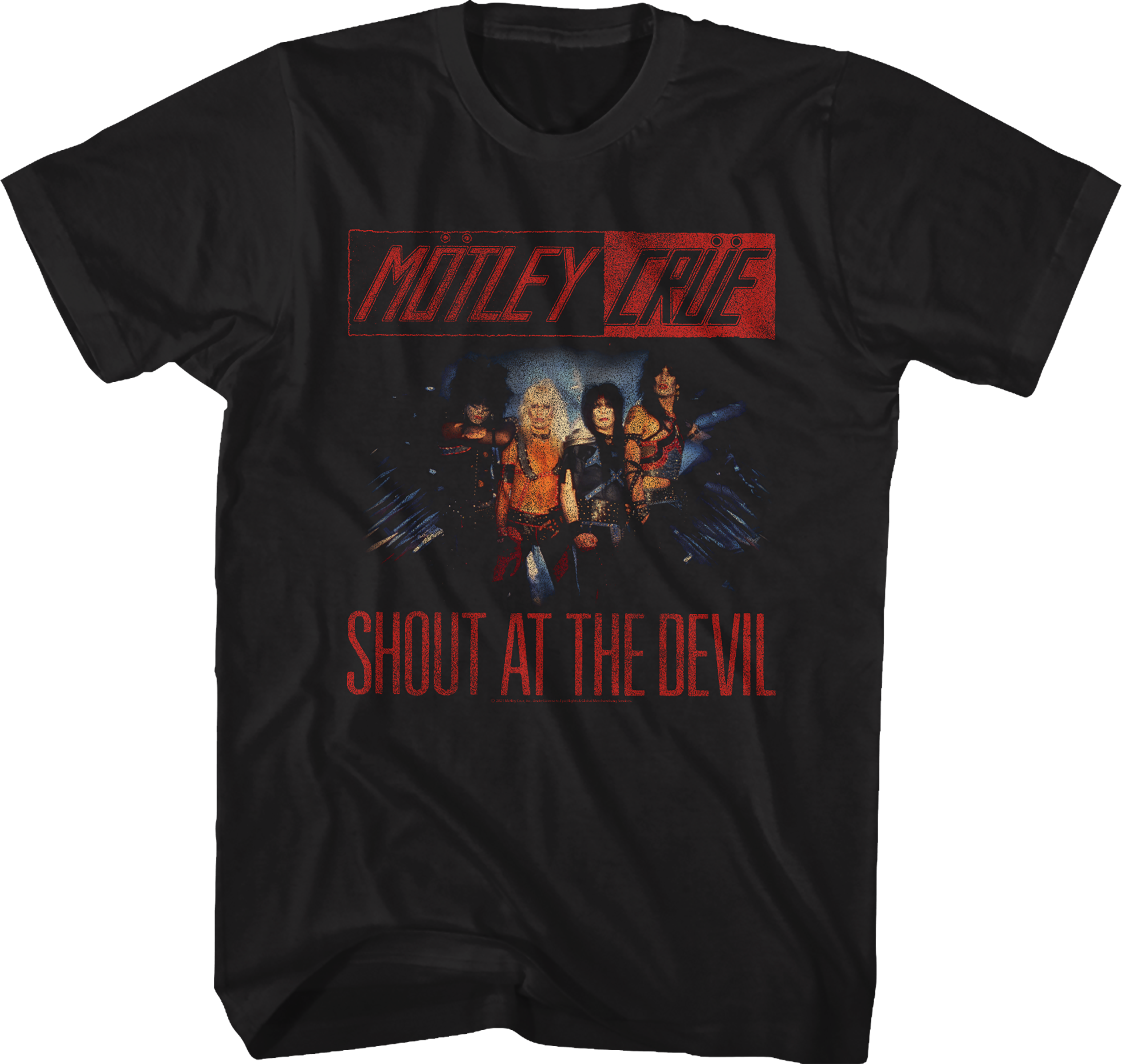 Shout At The Devil Photo Motley Crue T-Shirt Hoodie, Sweatshirt | CiraTrend.com (Image 1)
