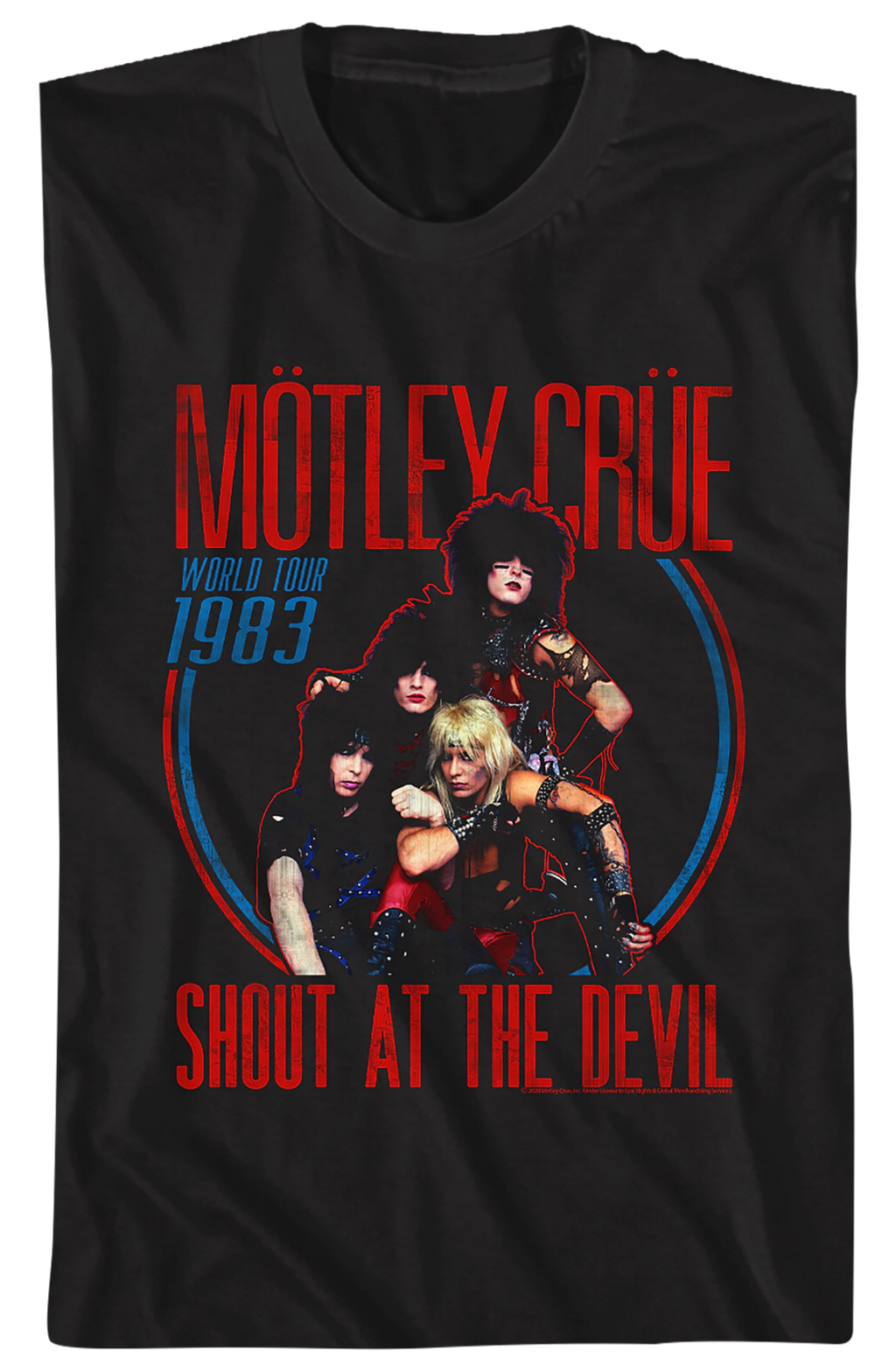 Shout At The Devil World Tour 1983 Motley Crue T-Shirt Hoodie, Sweatshirt | CiraTrend.com (Image 2)