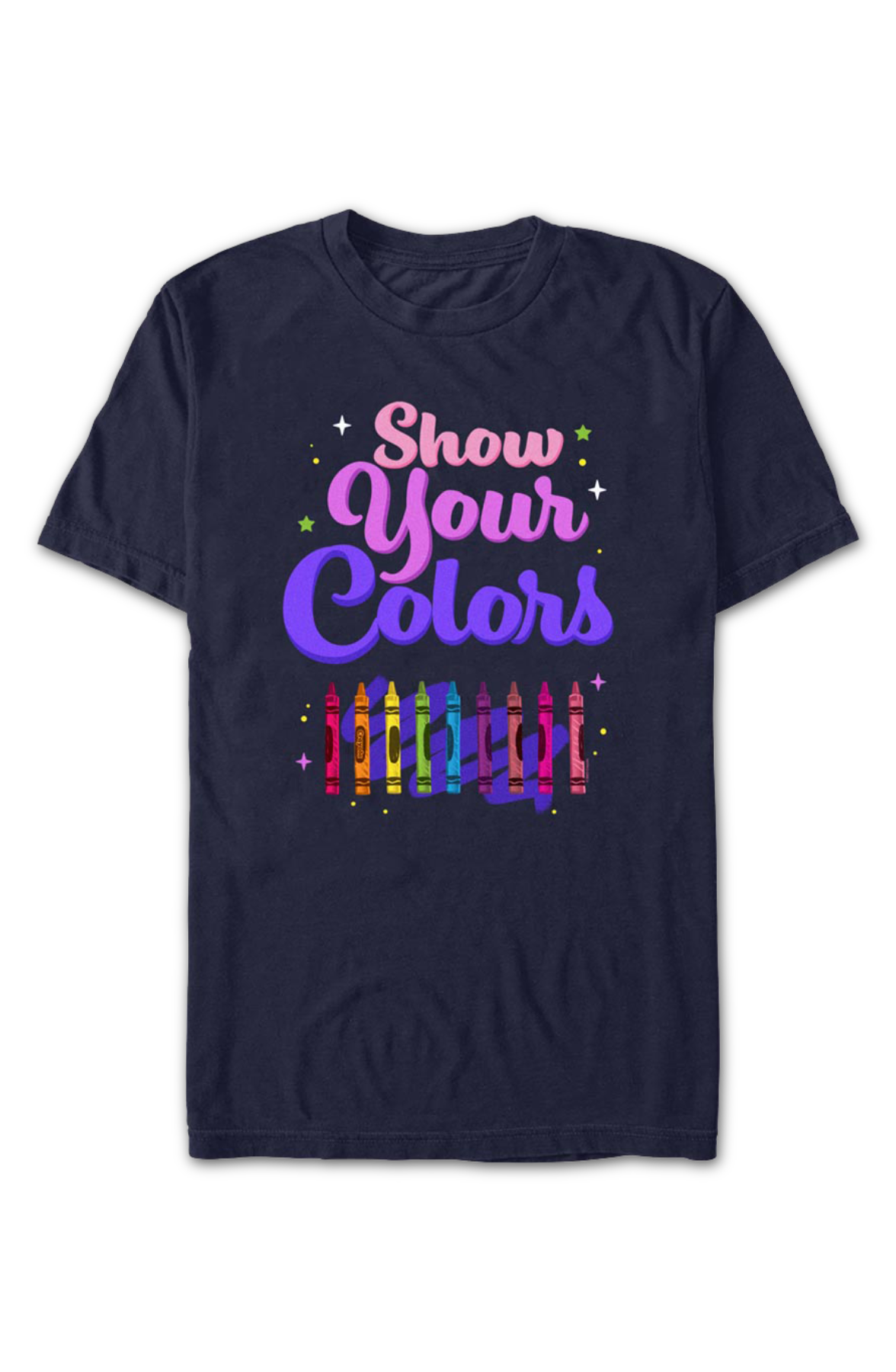 Show Your Colors Crayola T-Shirt Hoodie, Sweatshirt | CiraTrend.com (Image 2)