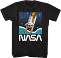 Shuttle In Space NASA T-Shirt Hoodie, Sweatshirt | CiraTrend.com (Image 1)