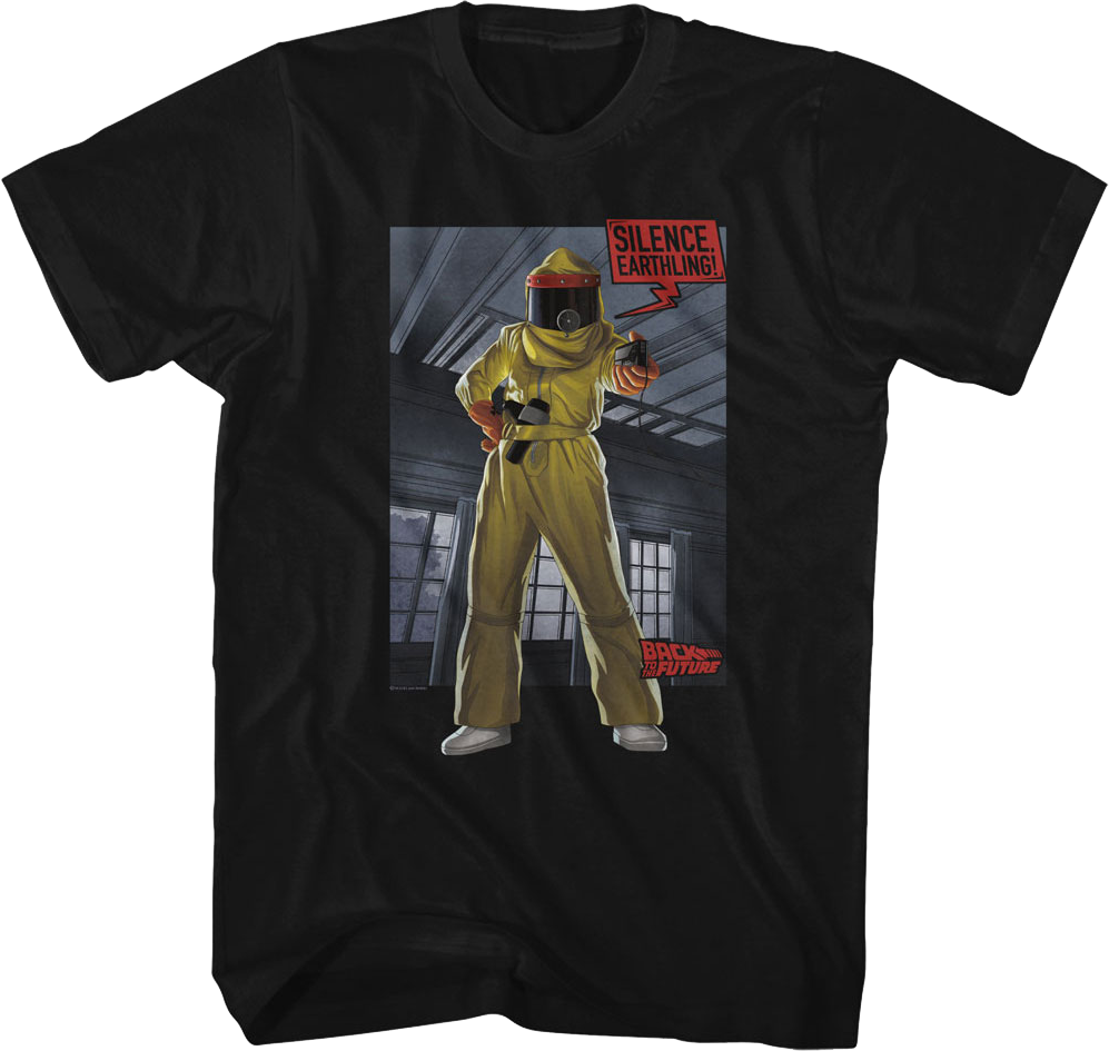 Silence Earthling Back To The Future T-Shirt Hoodie, Sweatshirt | CiraTrend.com (Image 1)