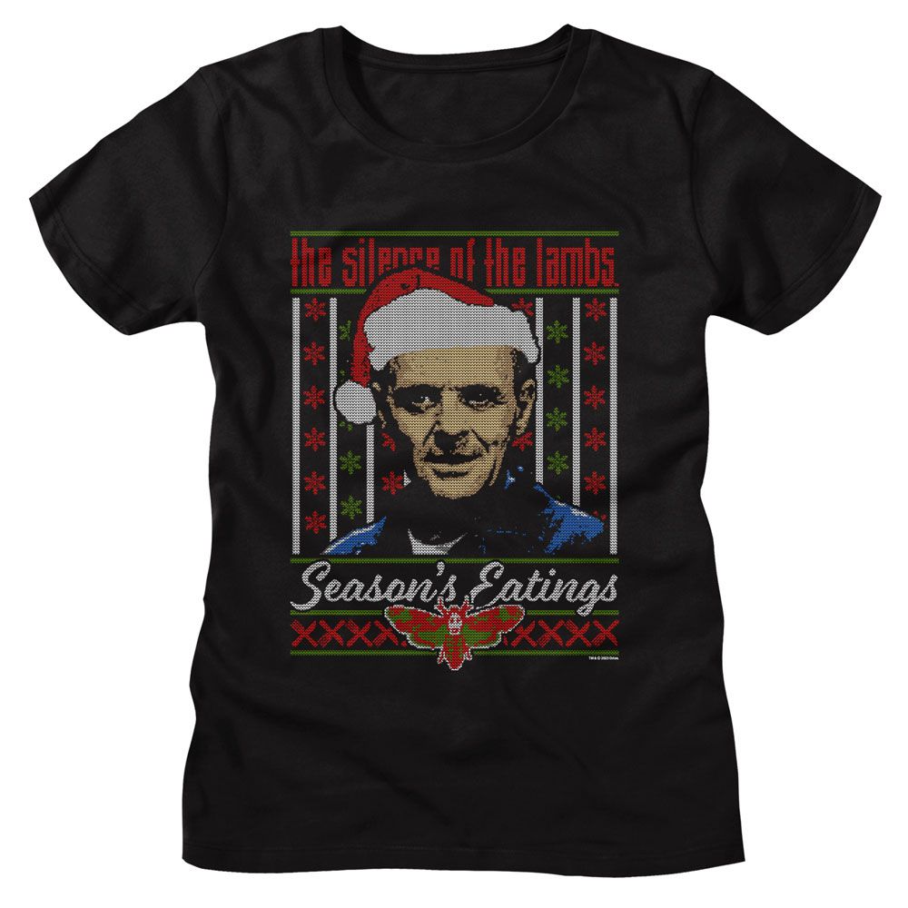 Silence Of The Lambs - Silence Lecter Ugly Sweater Womens T-Shirt Hoodie, Sweatshirt | CiraTrend.com