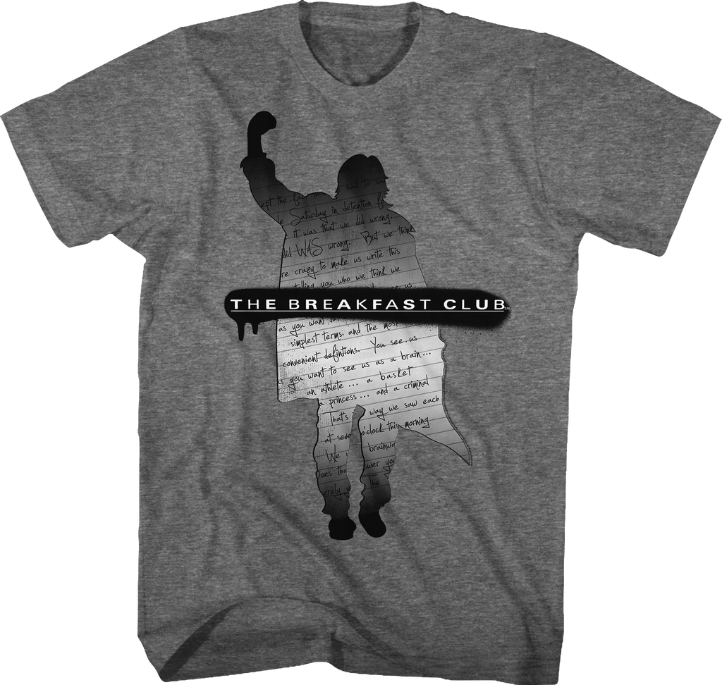 Silhouette Essay Breakfast Club T-Shirt Hoodie, Sweatshirt | CiraTrend.com (Image 1)