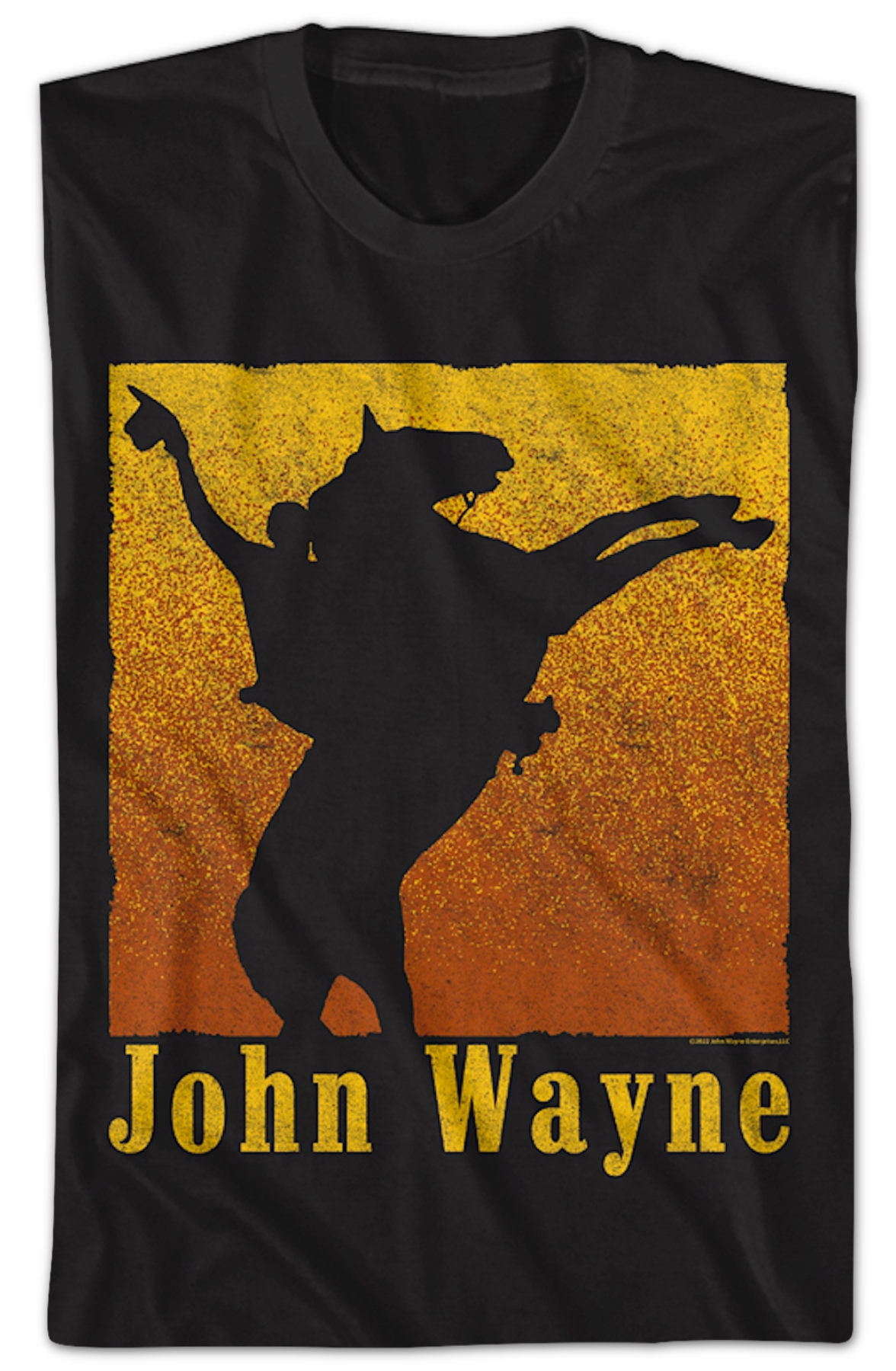 Silhouette John Wayne T-Shirt Hoodie, Sweatshirt | CiraTrend.com (Image 2)