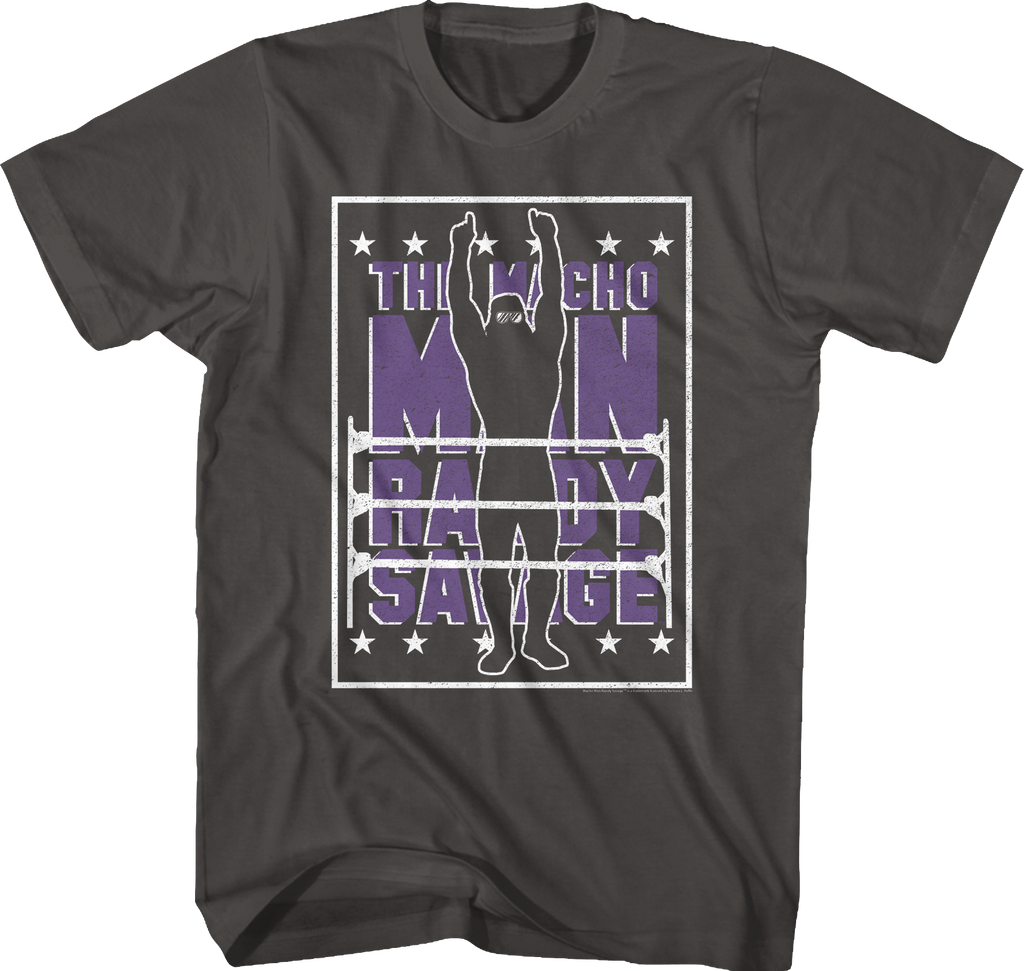 Silhouette Macho Man Randy Savage T-Shirt Hoodie, Sweatshirt | CiraTrend.com (Image 1)