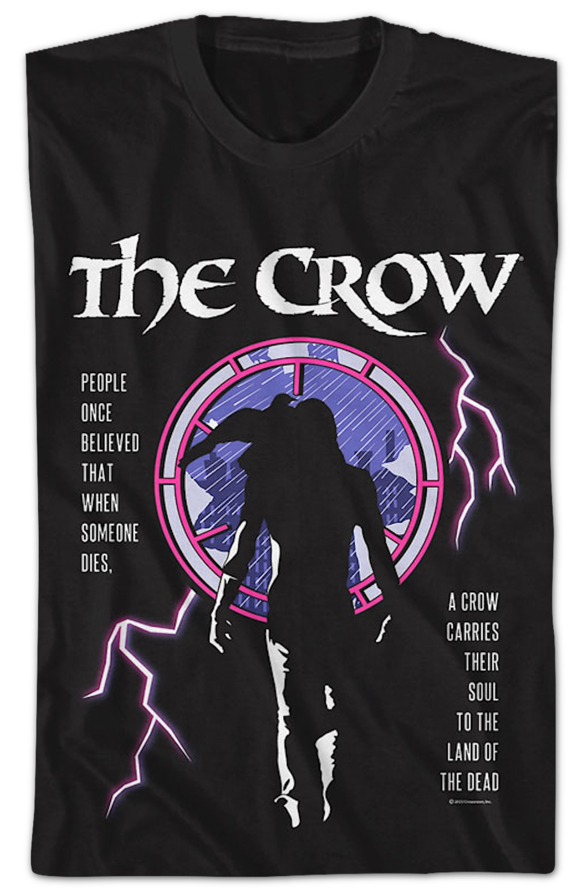 Silhouette The Crow T-Shirt Hoodie, Sweatshirt | CiraTrend.com (Image 2)