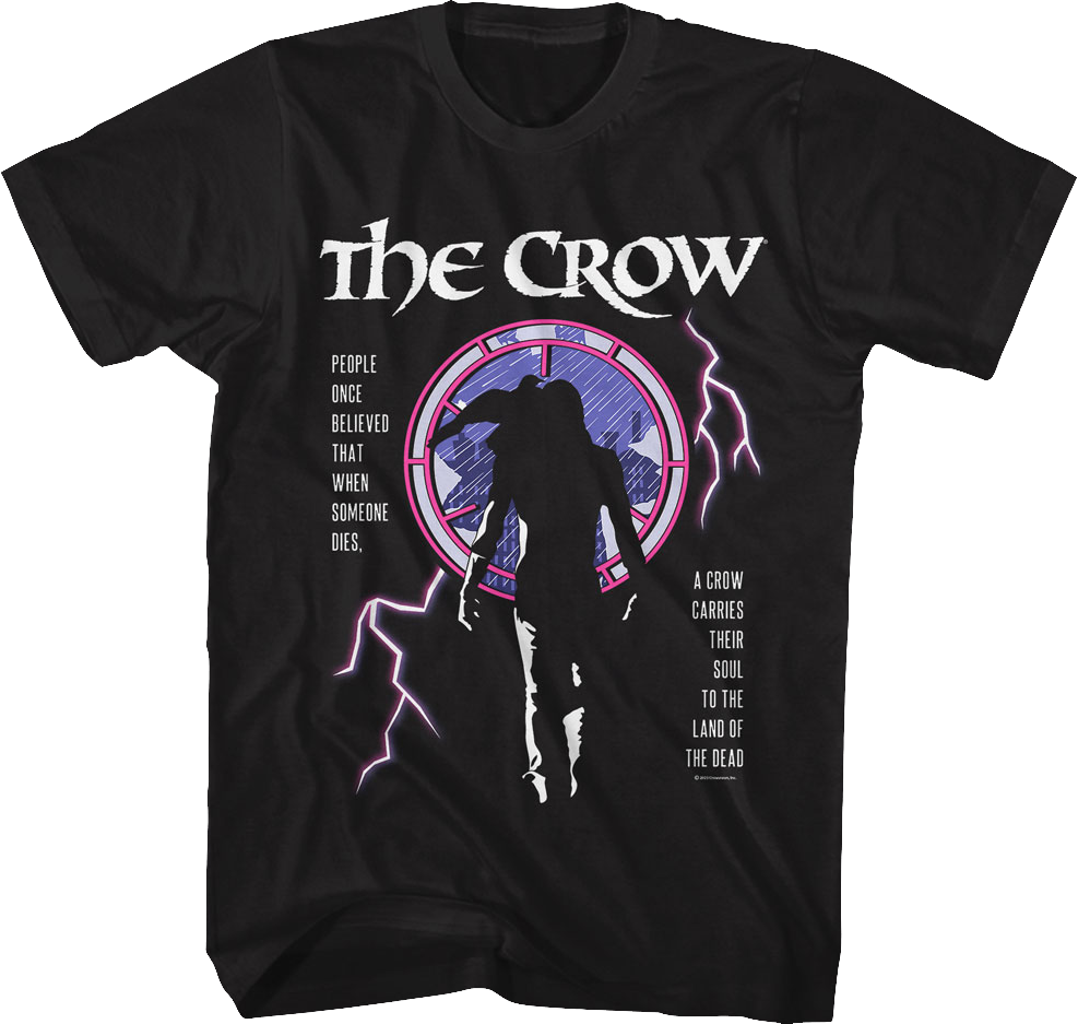 Silhouette The Crow T-Shirt Hoodie, Sweatshirt | CiraTrend.com (Image 1)