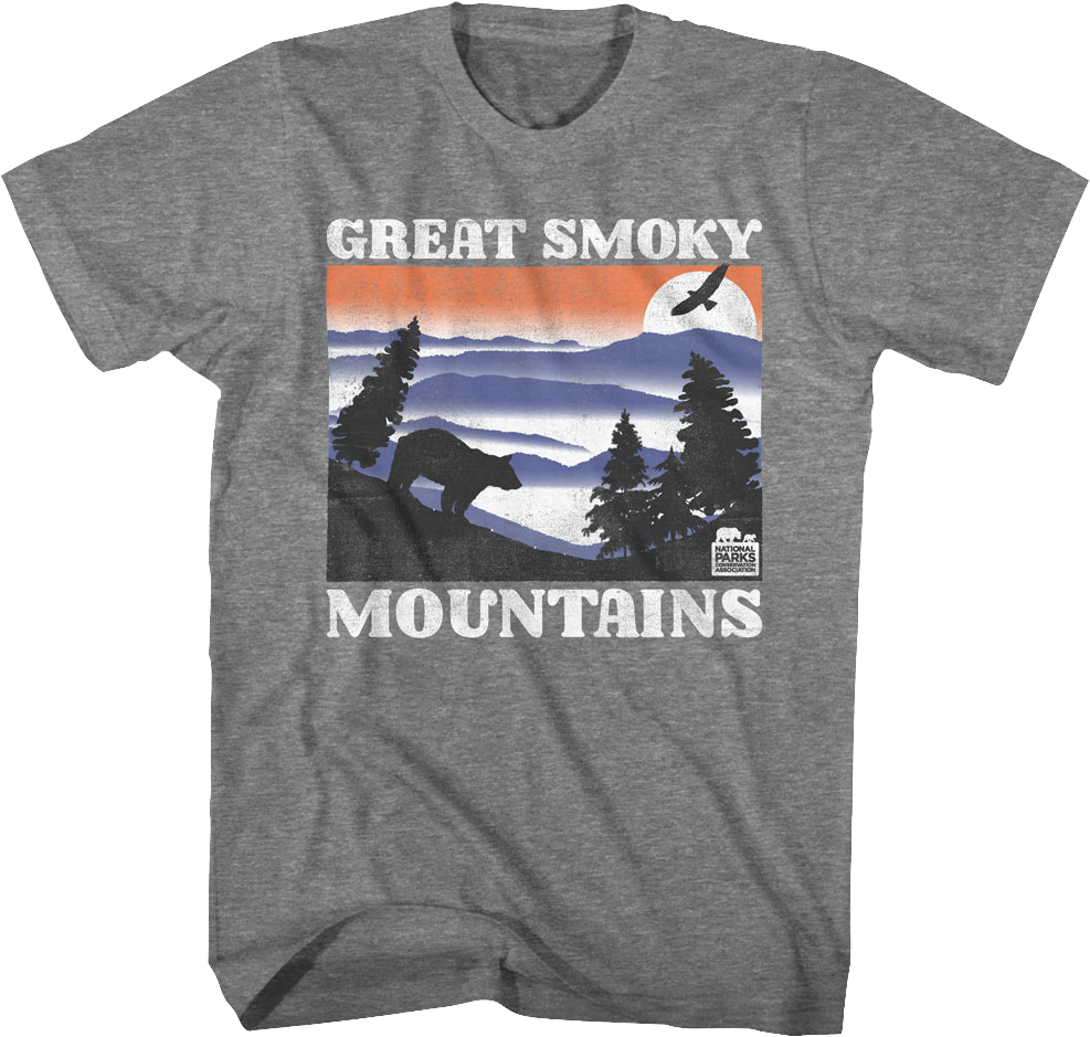 Silhouettes Great Smoky Mountains National Park T-Shirt Hoodie, Sweatshirt | CiraTrend.com (Image 1)