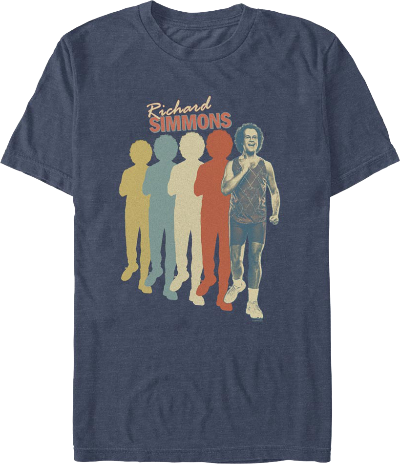 Silhouettes Richard Simmons T-Shirt Hoodie, Sweatshirt | CiraTrend.com (Image 1)