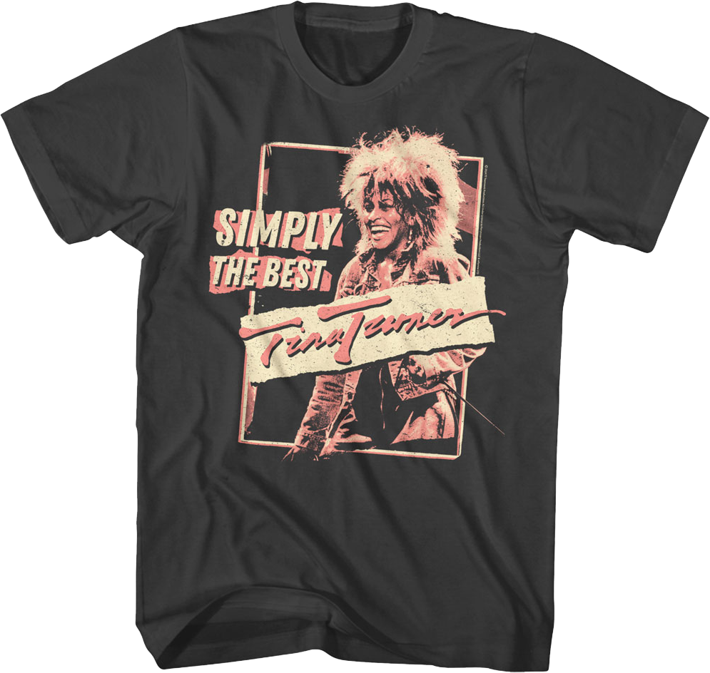 Simply The Best Tina Turner T-Shirt Hoodie, Sweatshirt | CiraTrend.com (Image 1)