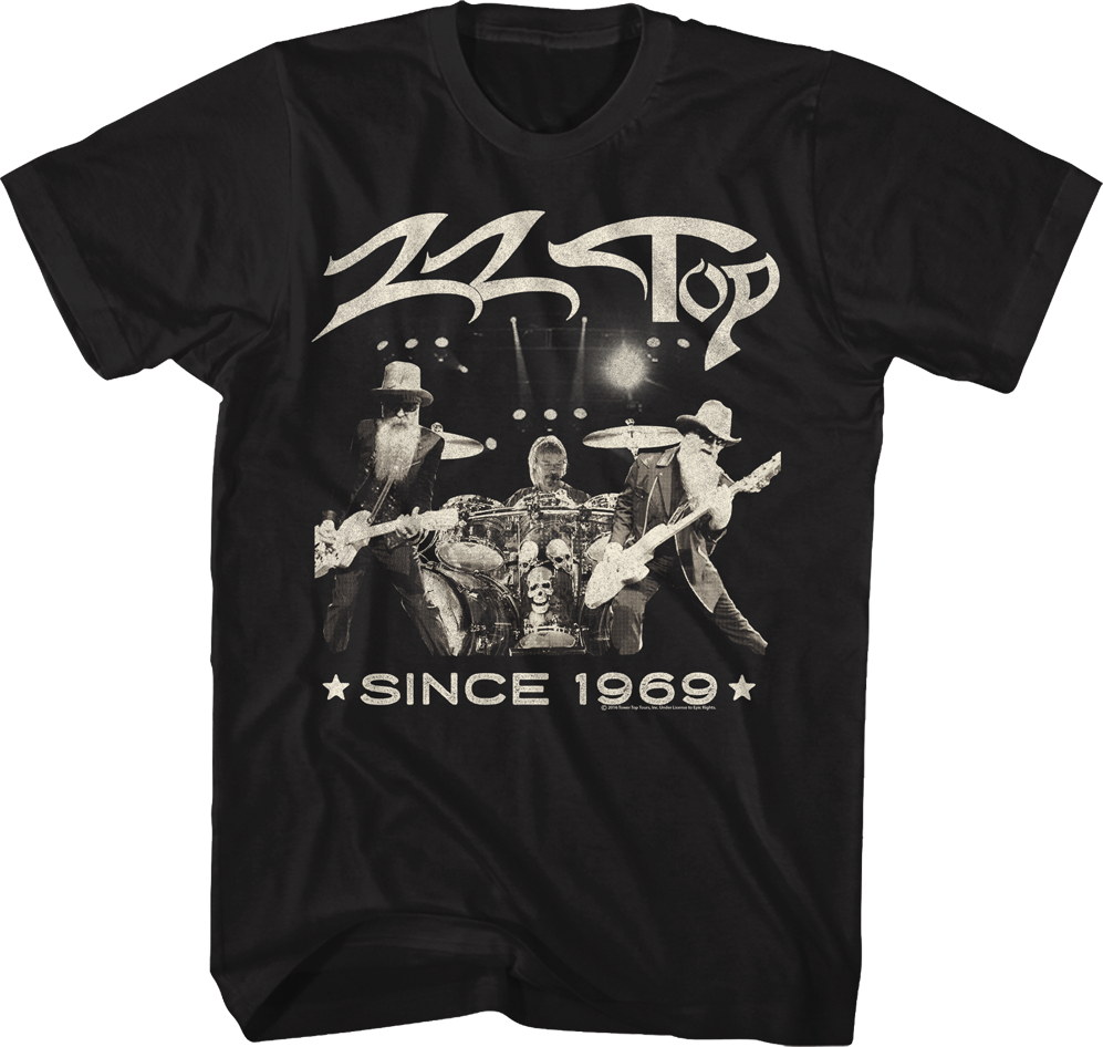 Since 1969 ZZ Top T-Shirt Hoodie, Sweatshirt | CiraTrend.com (Image 1)