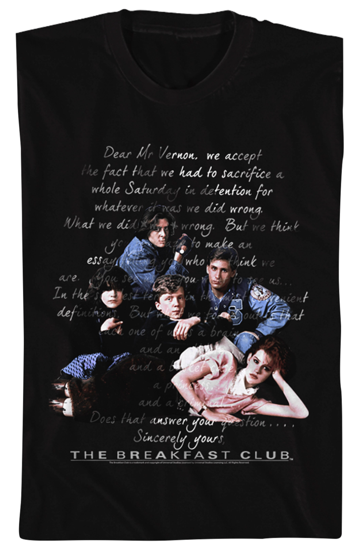 Sincerely Yours Breakfast Club T-Shirts, Hoodie, Sweatshirt