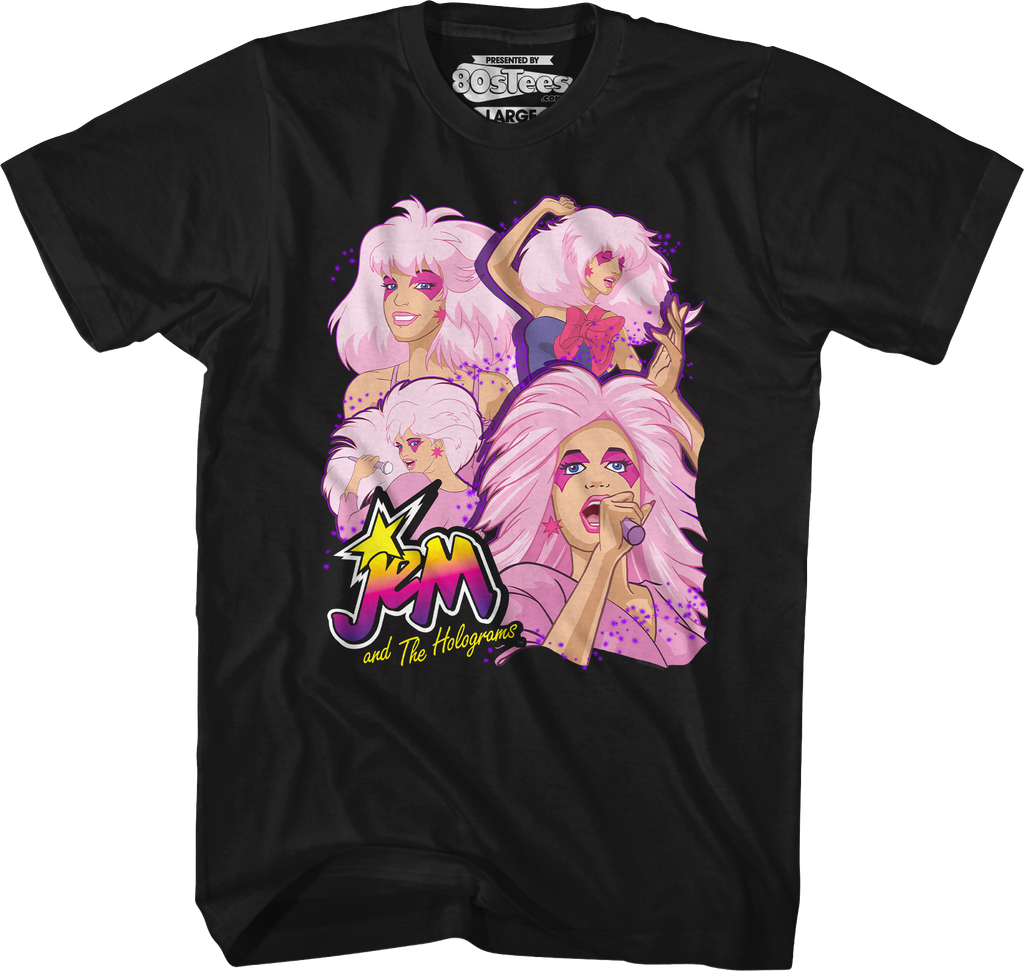 Singer Collage Jem And The Holograms T-Shirt Hoodie, Sweatshirt | CiraTrend.com (Image 1)