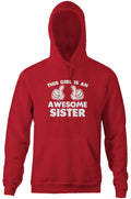 This Girl Is An Awesome Sister Hoodie T-Shirts, Sweatshirt | CiraTrend.com (Image 1)
