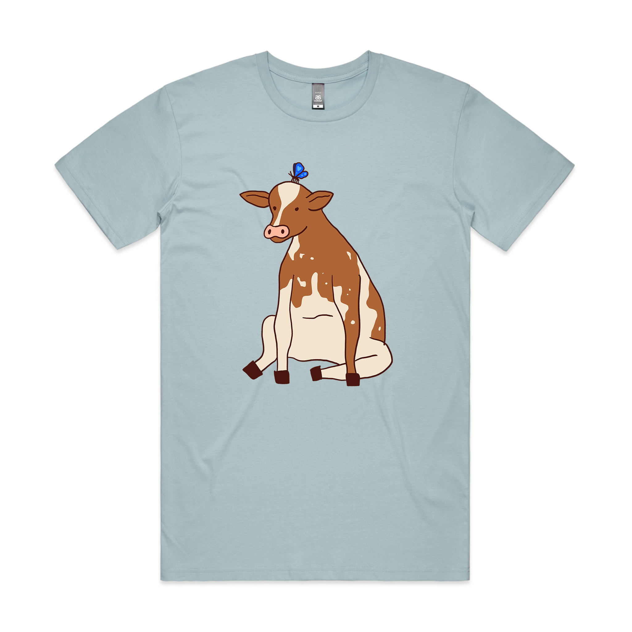 Sitting Cow Tee Hoodie, Sweatshirt | CiraTrend.com (Image 1)