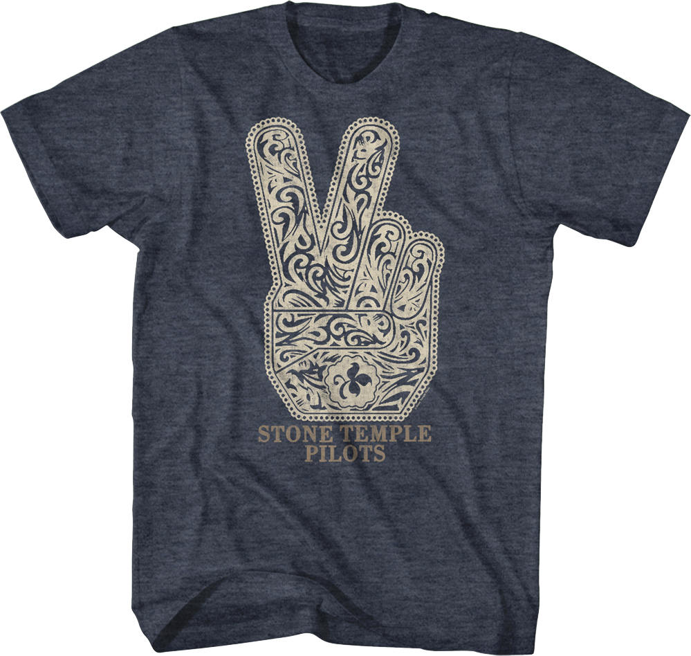 Peace Fingers Stone Temple Pilots T-Shirt Hoodie, Sweatshirt | CiraTrend.com (Image 1)