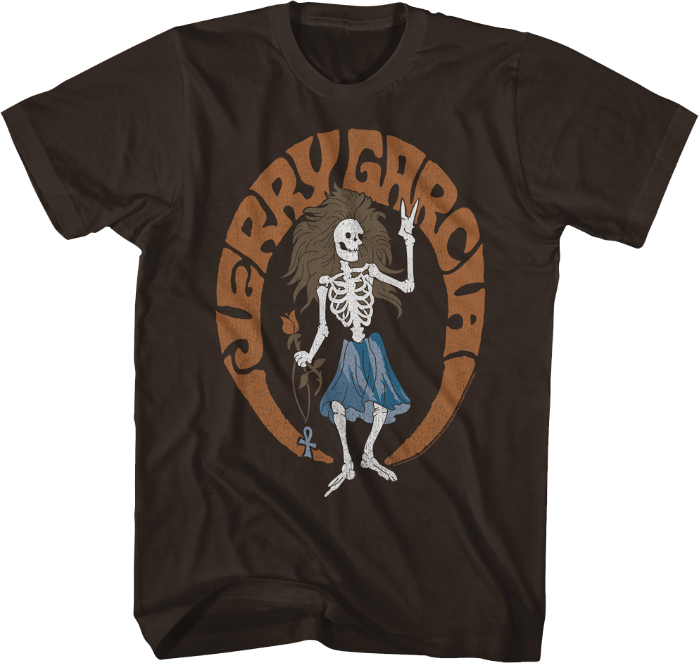 Skeleton Jerry Garcia T-Shirt Hoodie, Sweatshirt | CiraTrend.com (Image 1)