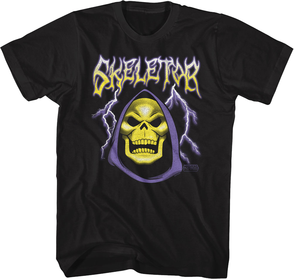 Skeletor Lightning Bolts Masters of the Universe T-Shirt Hoodie, Sweatshirt | CiraTrend.com (Image 1)