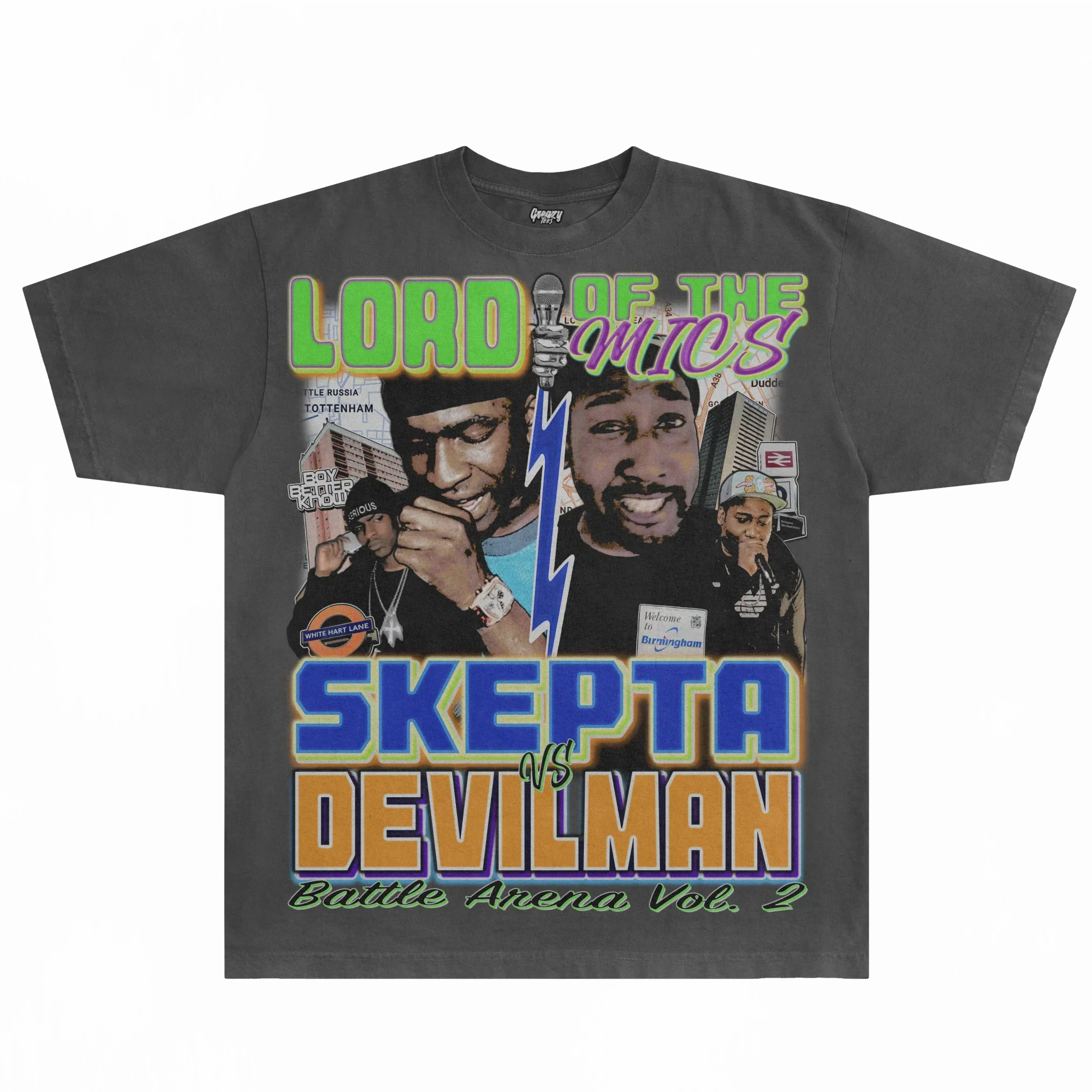 Skepta vs Devilman Lord of the Mics Tee Style002 Hoodie, Sweatshirt | CiraTrend.com (Image 1)
