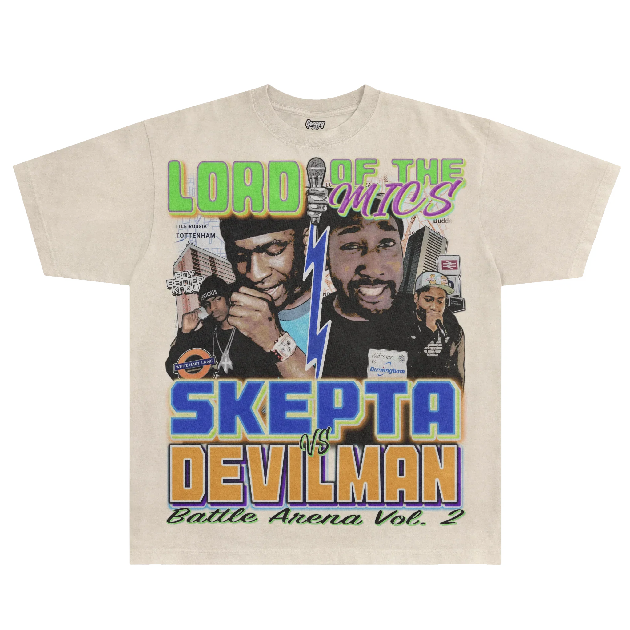 Skepta vs Devilman Lord of the Mics Tee Style003 Hoodie, Sweatshirt | CiraTrend.com (Image 1)