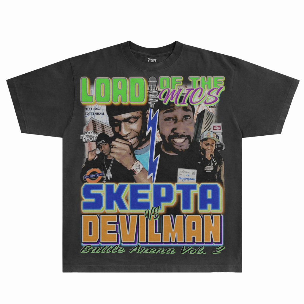 Skepta vs Devilman Lord of the Mics Tee Style001 Hoodie, Sweatshirt | CiraTrend.com (Image 1)