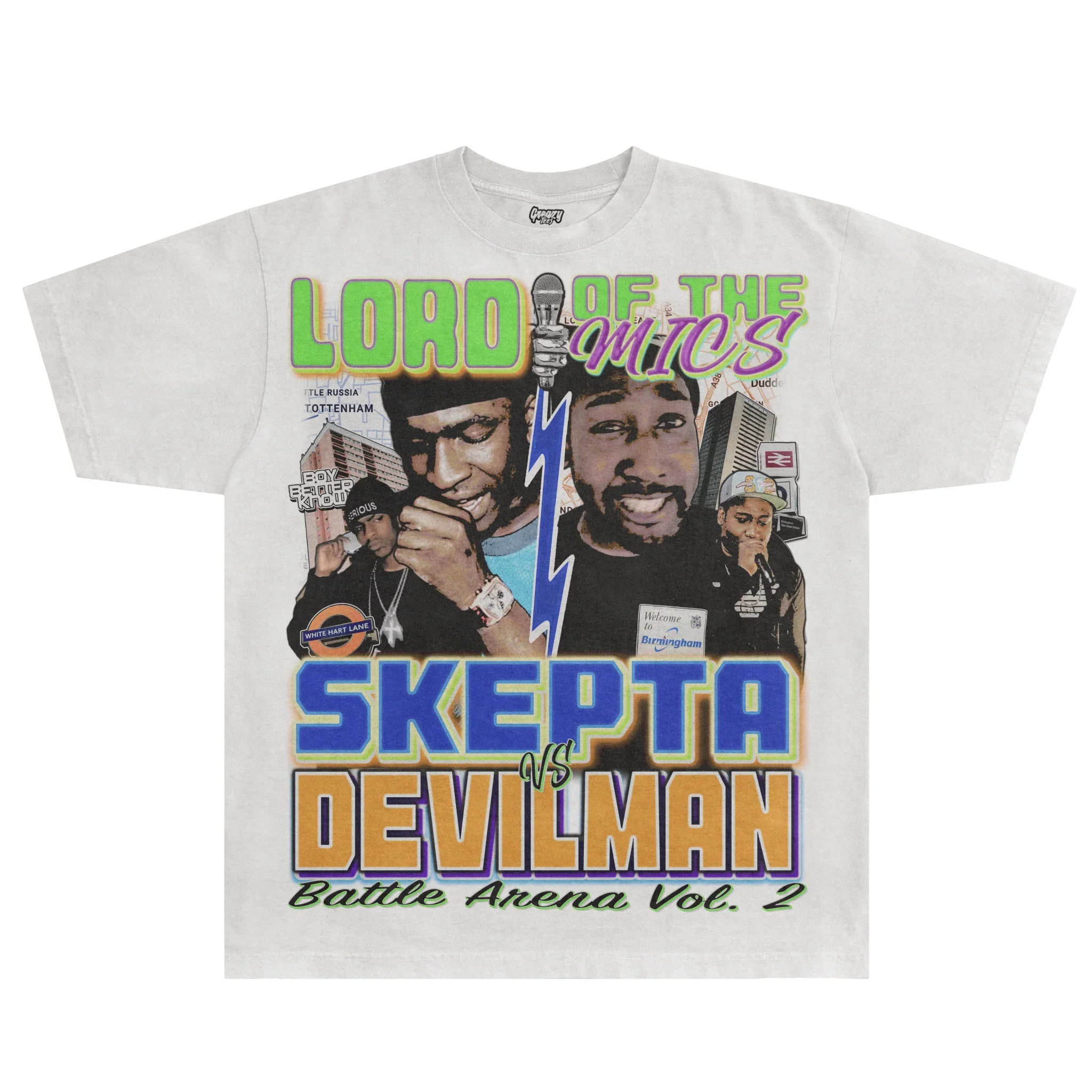 Skepta vs Devilman Lord of the Mics Tee Hoodie, Sweatshirt | CiraTrend.com (Image 1)