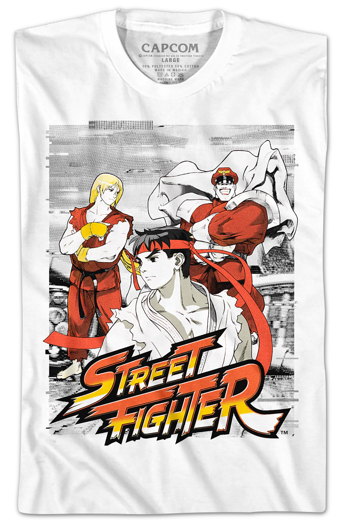 Sketch Distortion Street Fighter T-Shirt Hoodie, Sweatshirt | CiraTrend.com (Image 2)