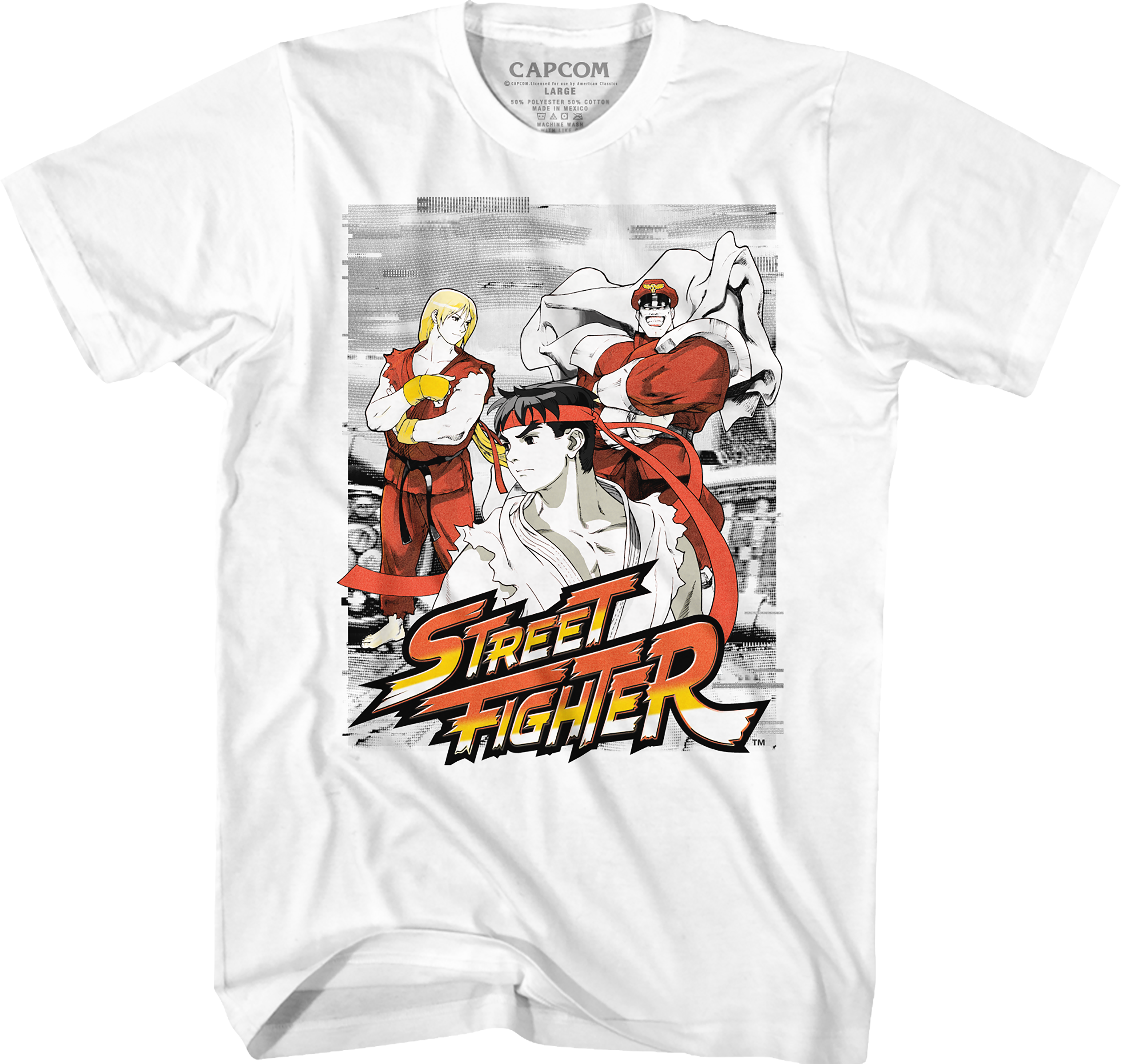Sketch Distortion Street Fighter T-Shirt Hoodie, Sweatshirt | CiraTrend.com (Image 1)