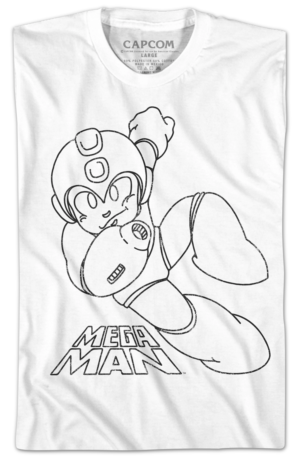 Sketch Mega Man T-Shirt Hoodie, Sweatshirt | CiraTrend.com (Image 2)