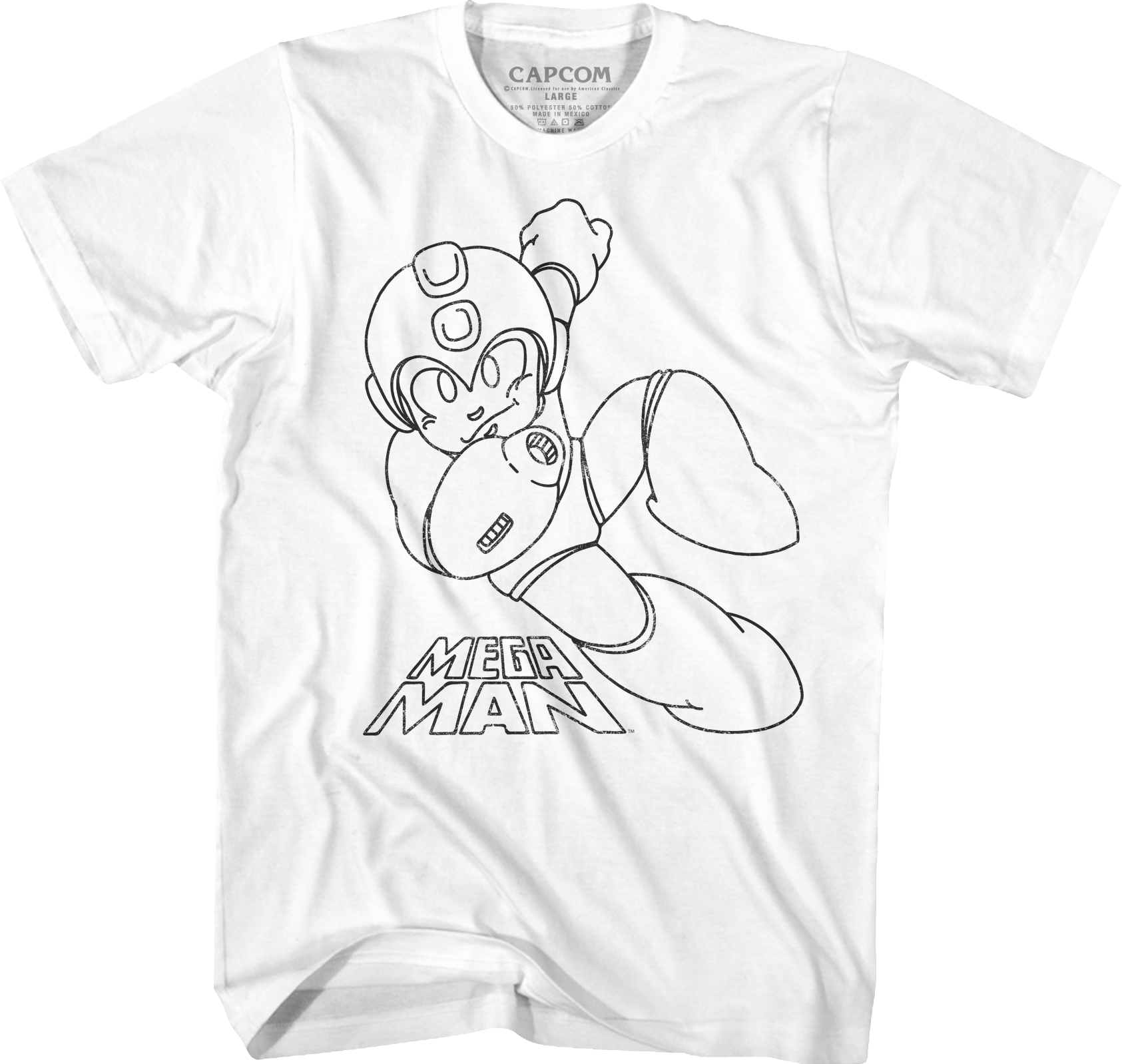 Sketch Mega Man T-Shirt Hoodie, Sweatshirt | CiraTrend.com (Image 1)