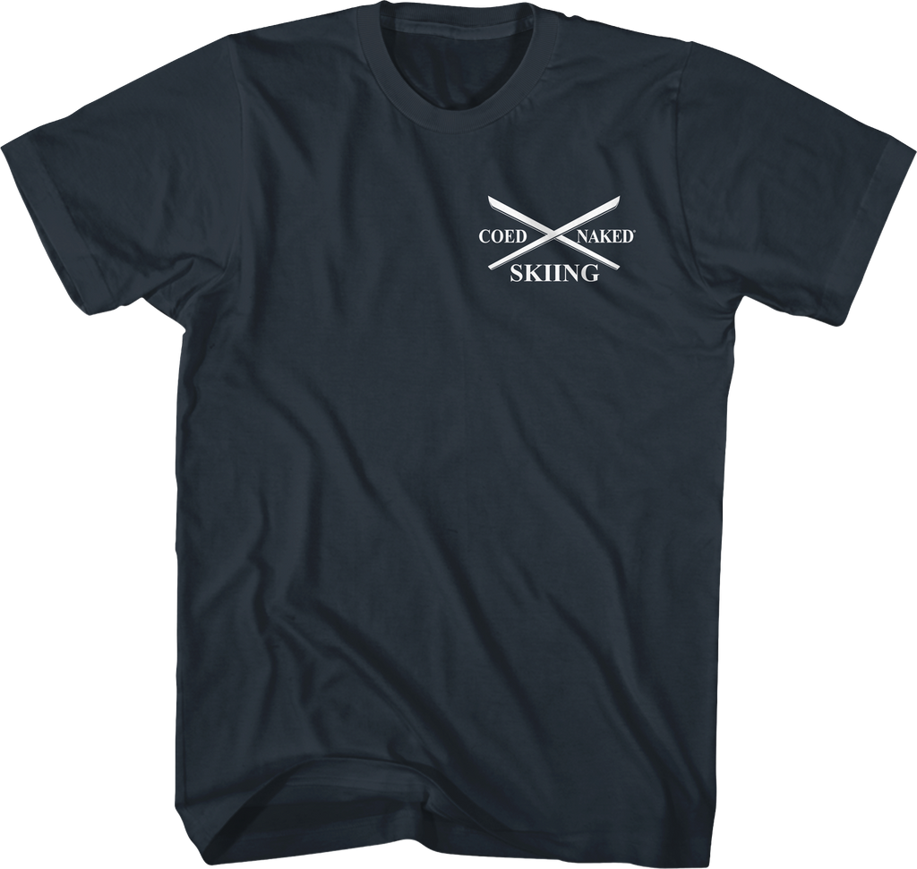 Skiing Coed Naked T-Shirt Hoodie, Sweatshirt | CiraTrend.com (Image 3)