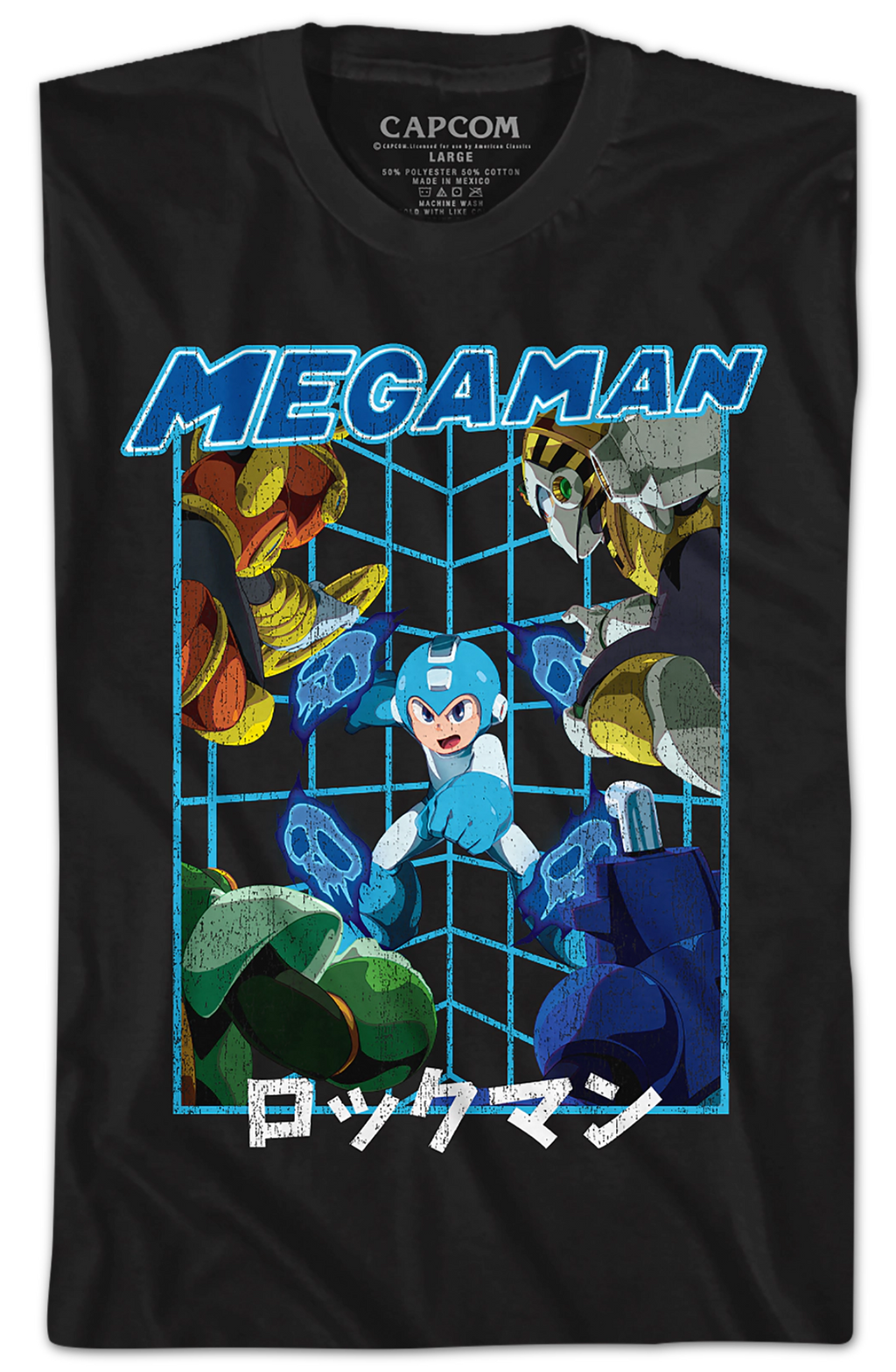 Skull Barrier Mega Man T-Shirt Hoodie, Sweatshirt | CiraTrend.com (Image 2)
