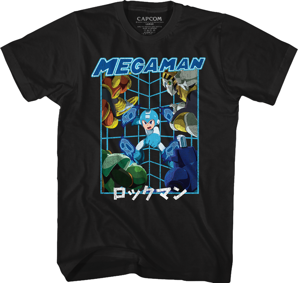 Skull Barrier Mega Man T-Shirt Hoodie, Sweatshirt | CiraTrend.com (Image 1)