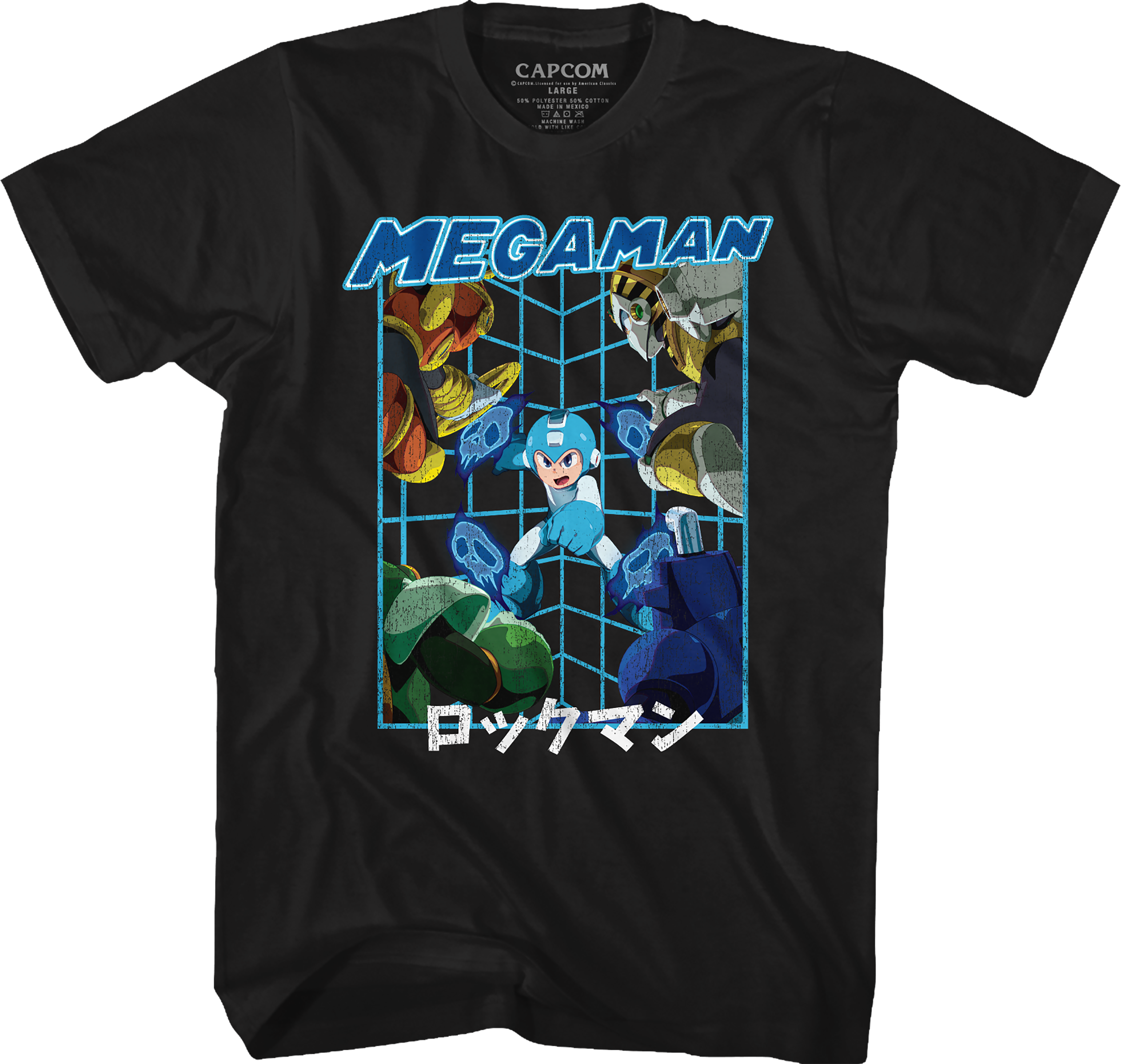 Skull Barrier Mega Man T-Shirt Hoodie, Sweatshirt | CiraTrend.com (Image 1)