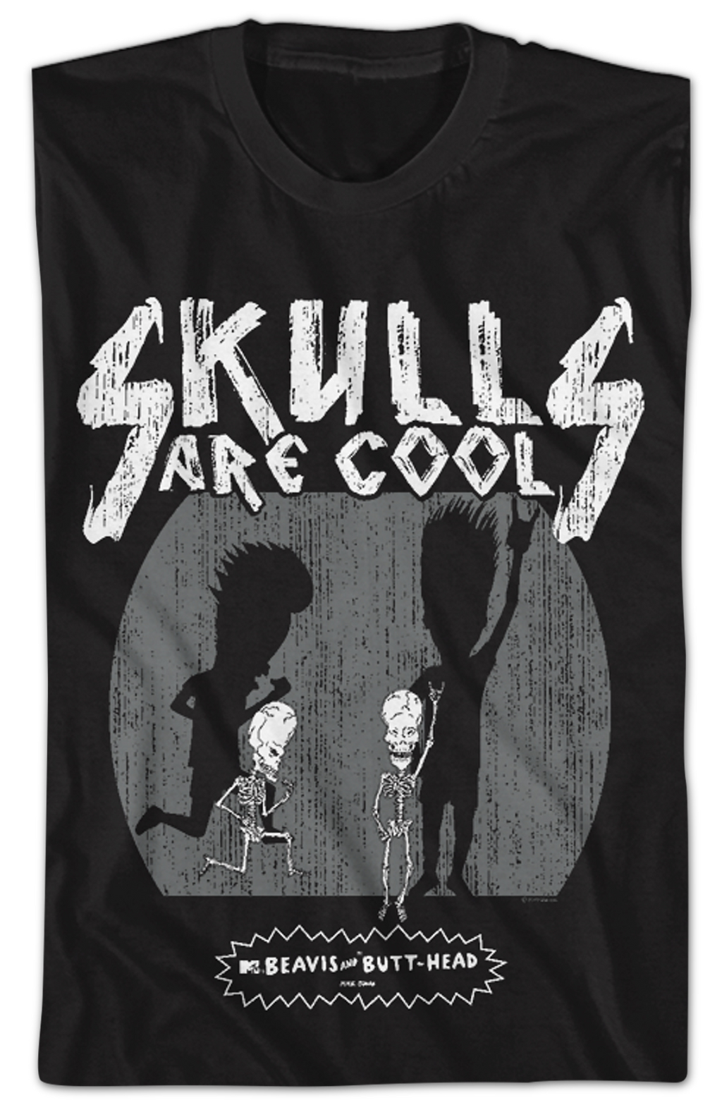 Skulls Are Cool Beavis And Butt-Head T-Shirt Hoodie, Sweatshirt | CiraTrend.com (Image 2)